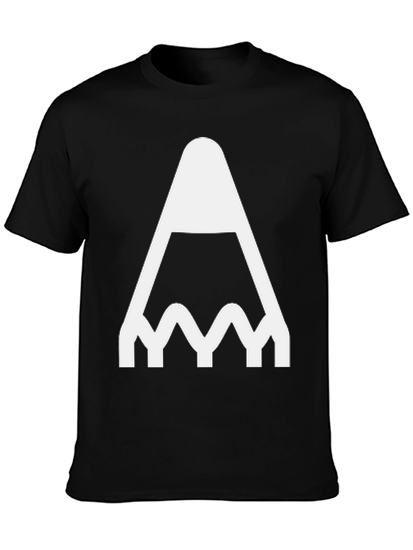 Pencil Icon Black T-Shirt