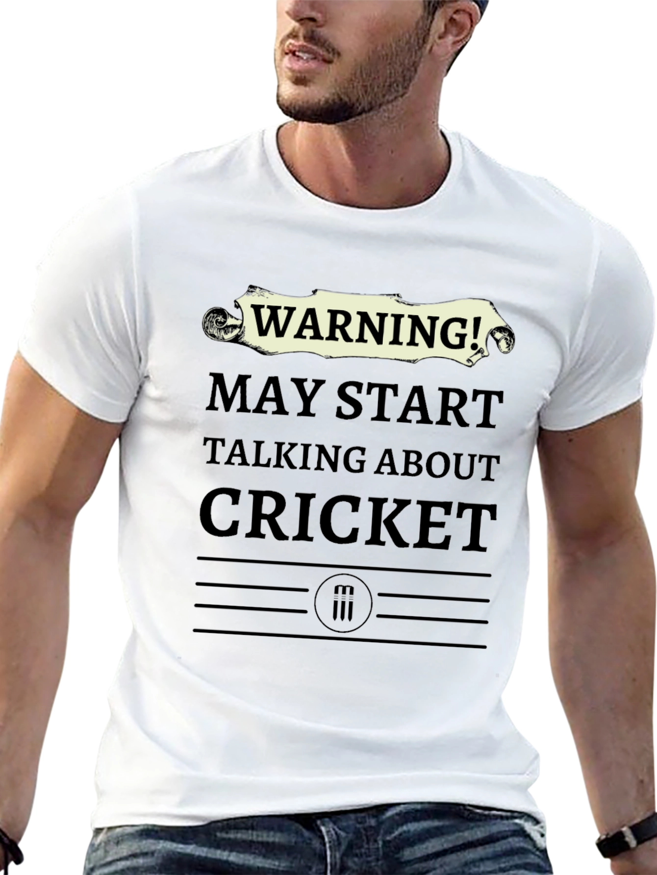 Warning! May Start Talking About Cricket T-Shirt