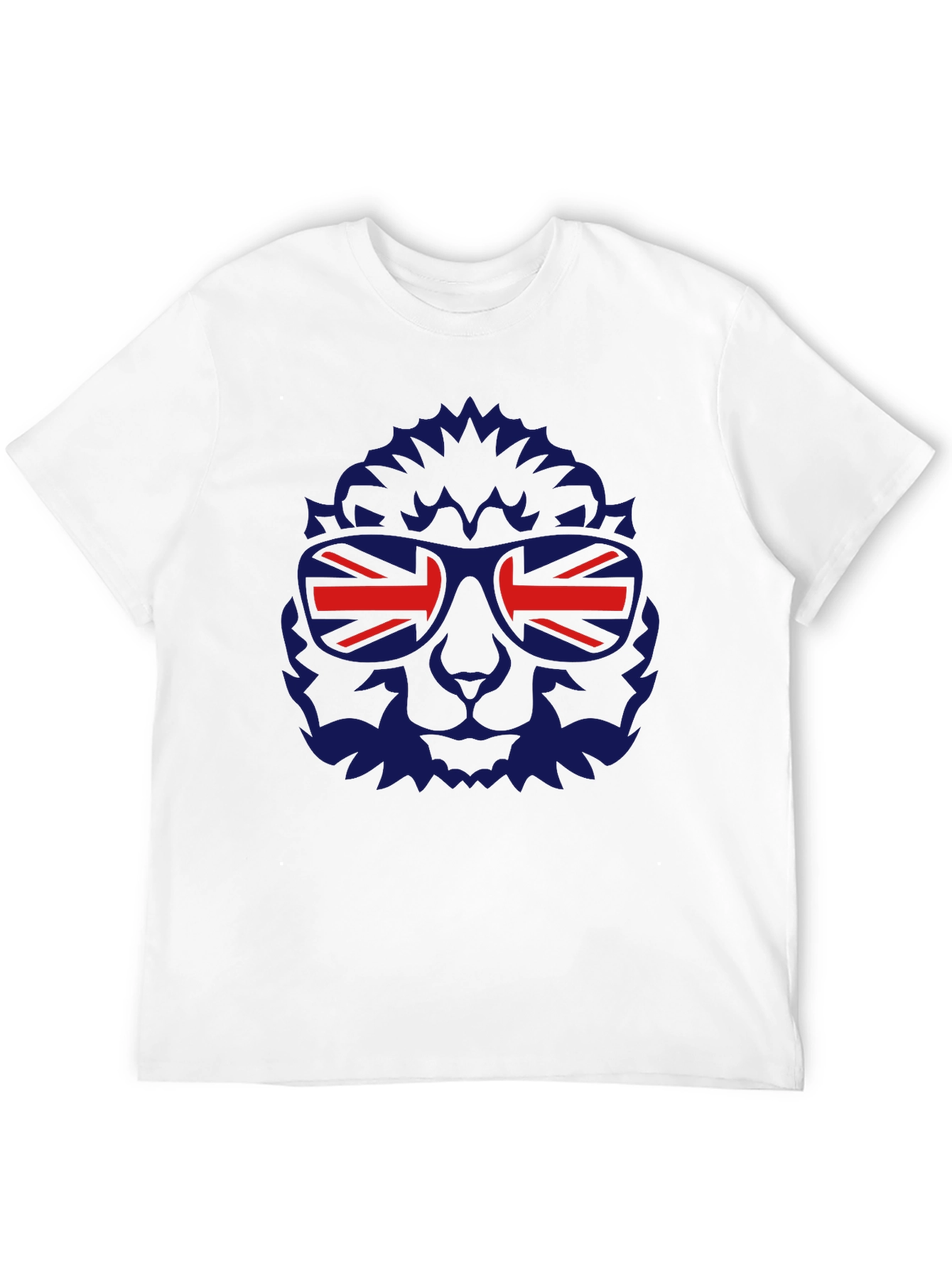 Lion UK Flag Sunglasses Graphic T-Shirt