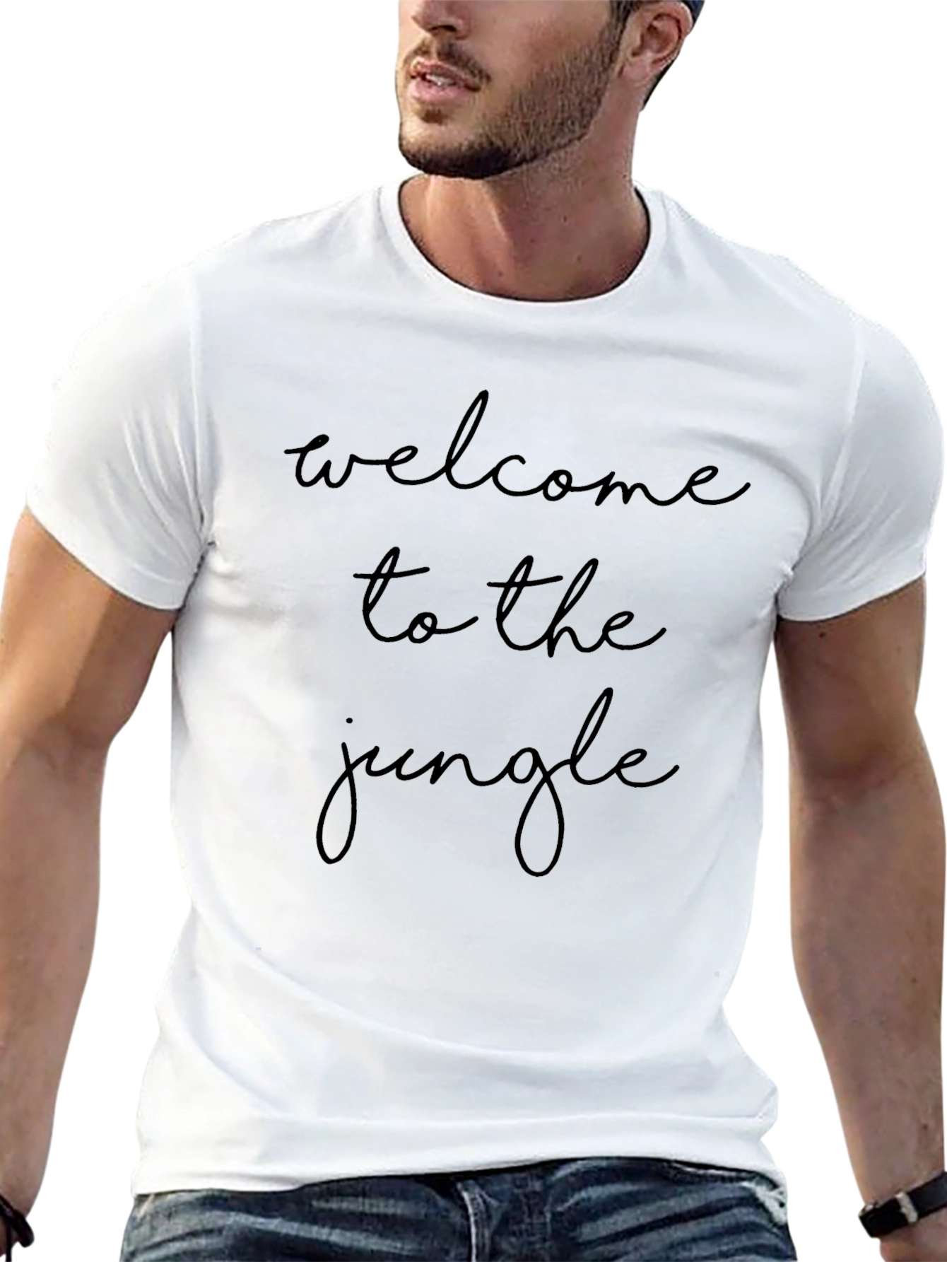 Welcome to the Jungle Graphic Tee - Black