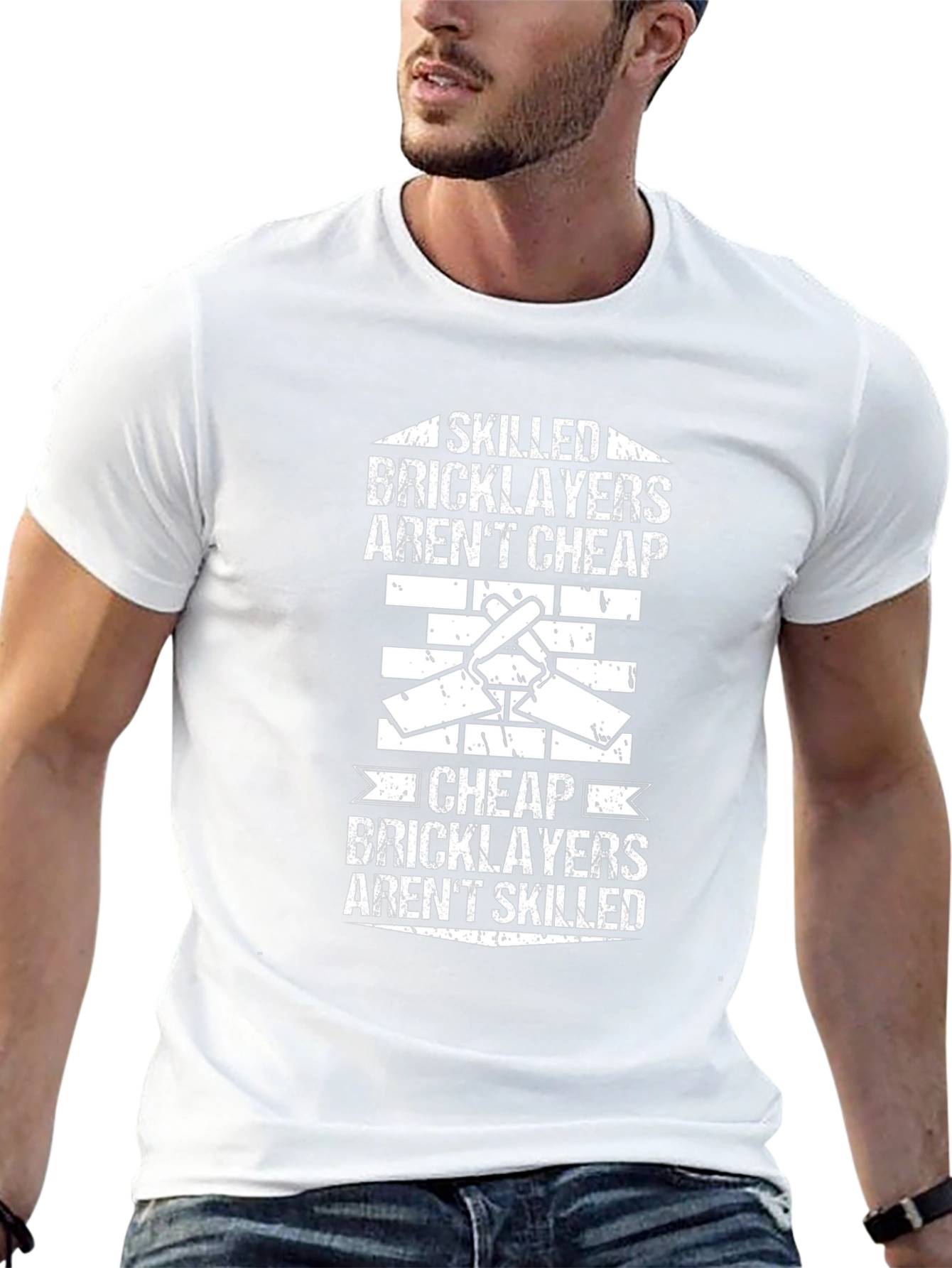Skilled Bricklayers T-Shirt - Funny Construction Worker Tee