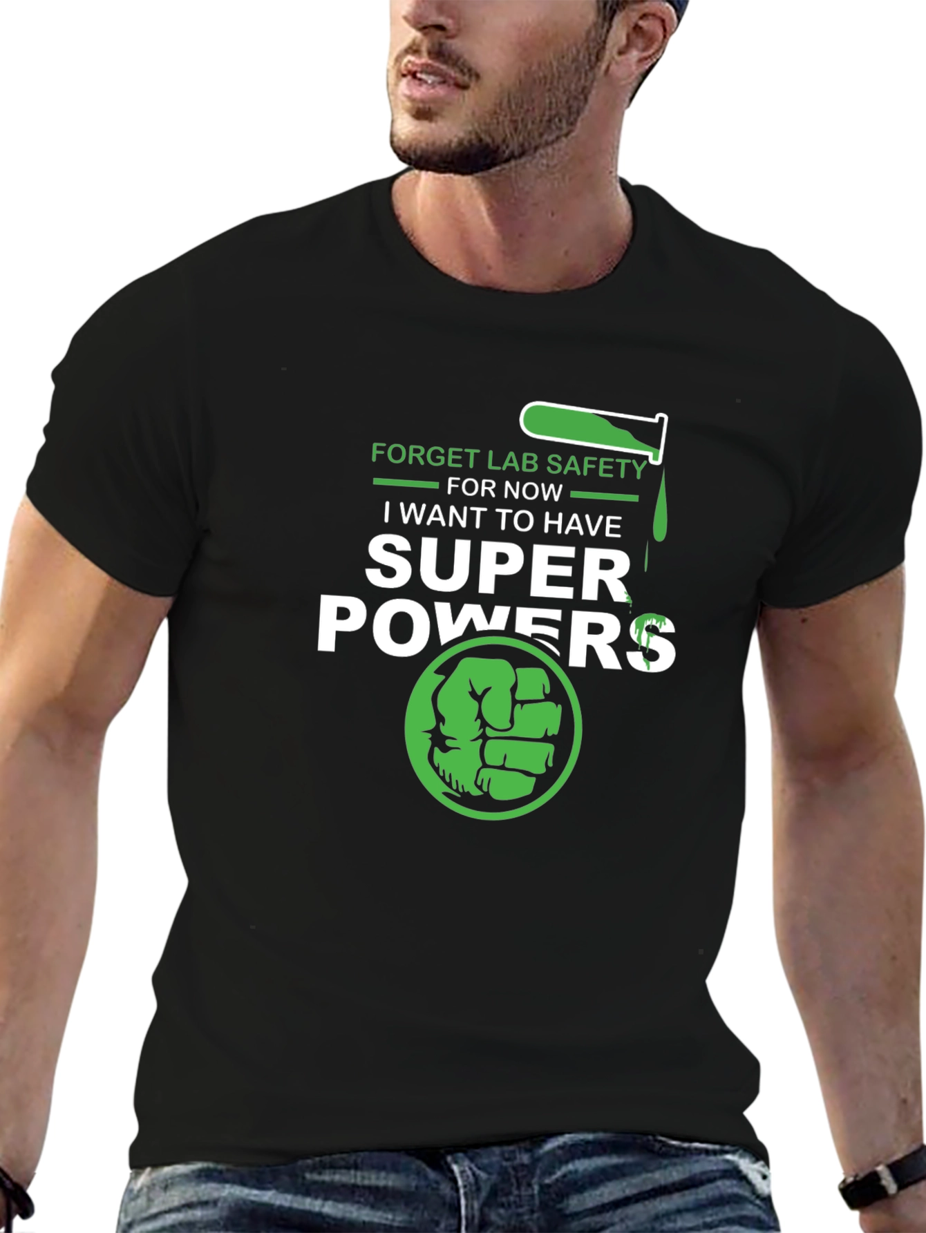 Super Powers T-Shirt: Lab Safety Be Damned!
