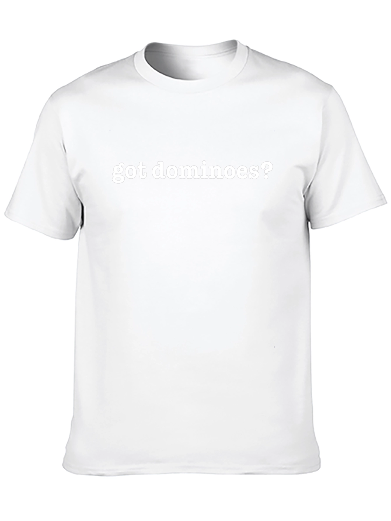 Got Dominoes? Black Graphic Tee - Mens