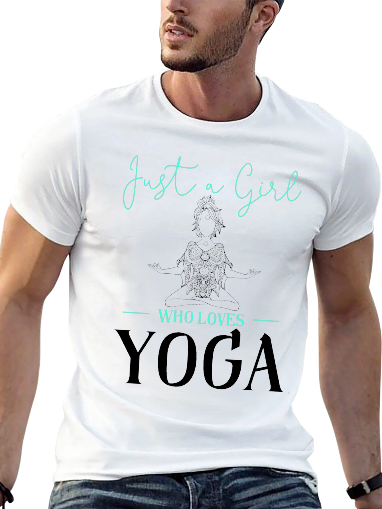 Just a Girl Who Loves Yoga Tee
