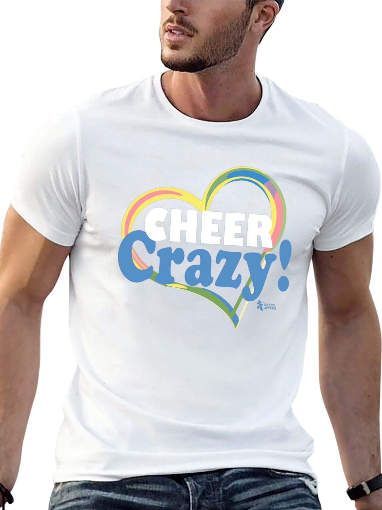 Cheer Crazy Graphic Tee - Trendy Cheerleading Shirt