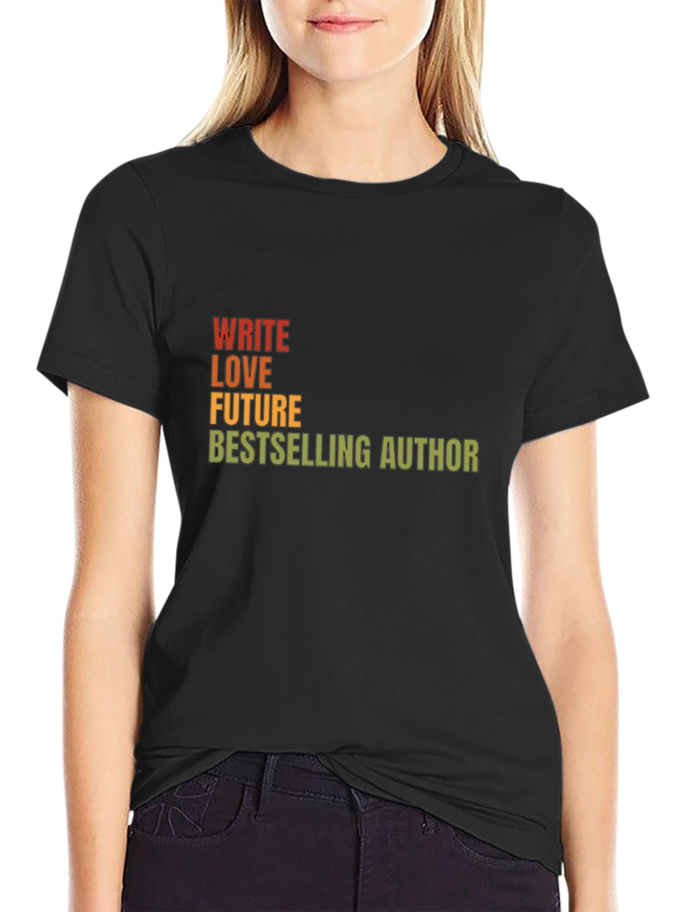 Write Love Future Bestselling Author T-Shirt
