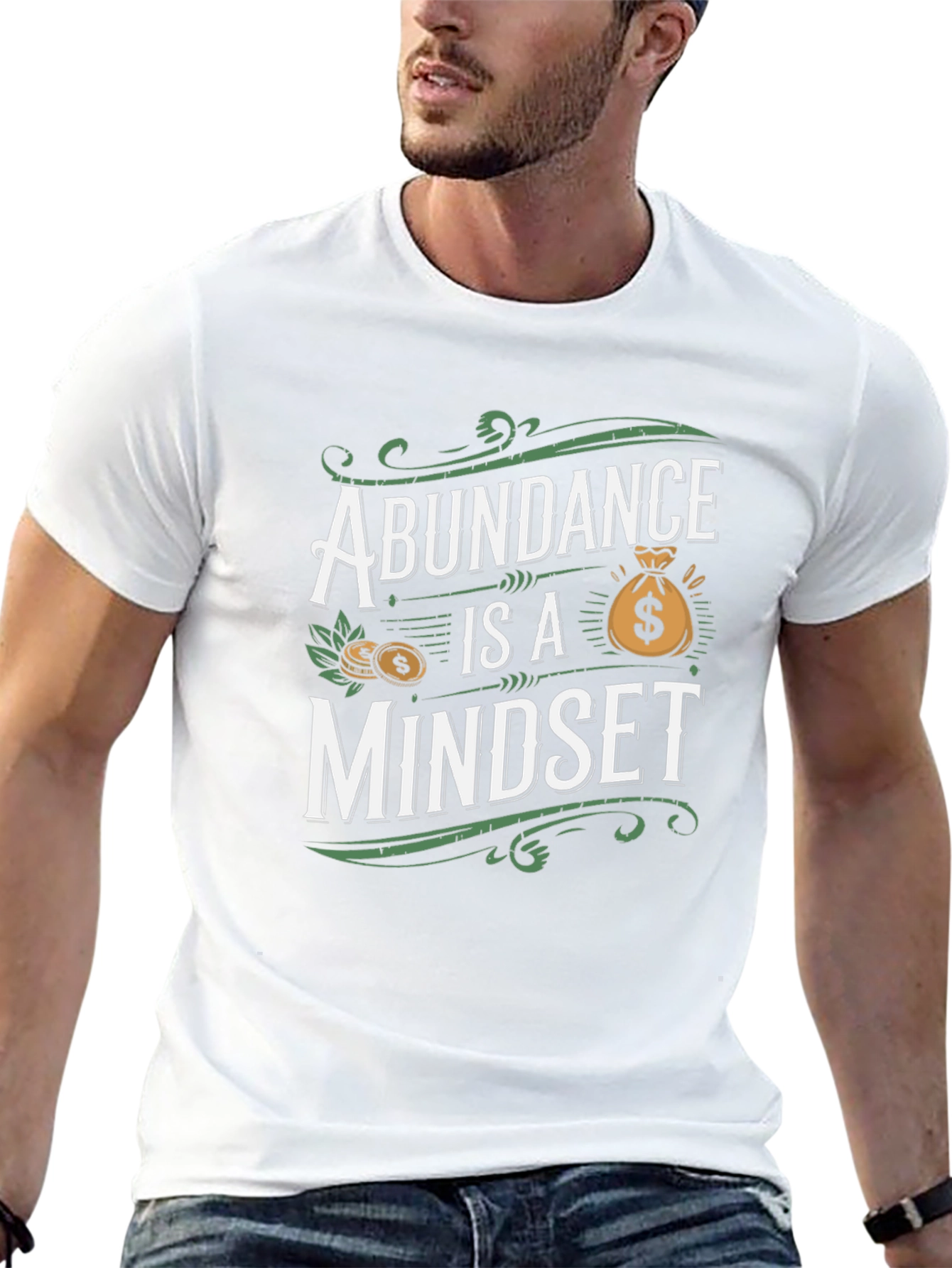 Abundance Mindset Graphic T-Shirt - Unisex Soft Cotton Tee