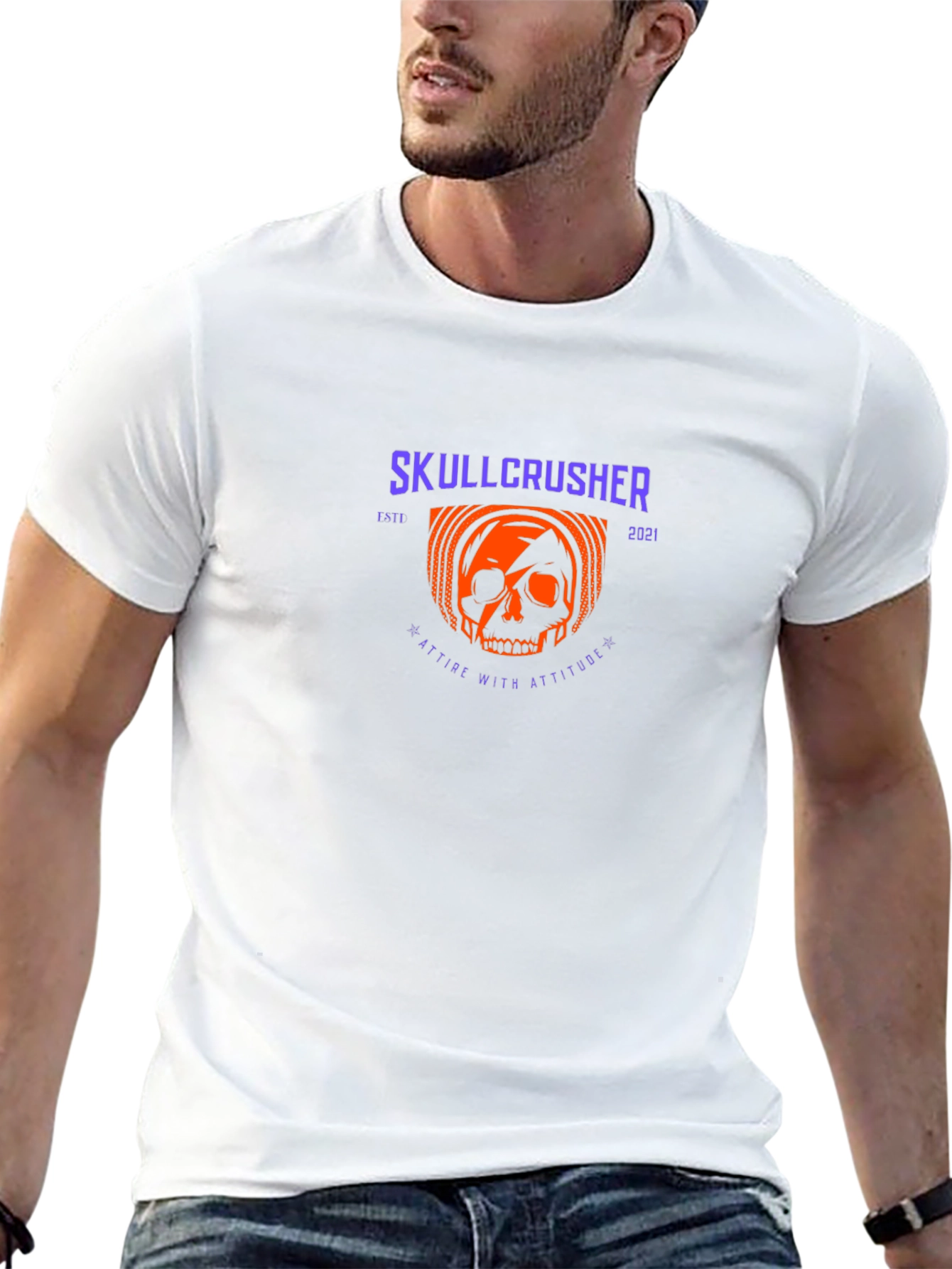 Skullcrusher Graphic T-Shirt - Attire with Attitude