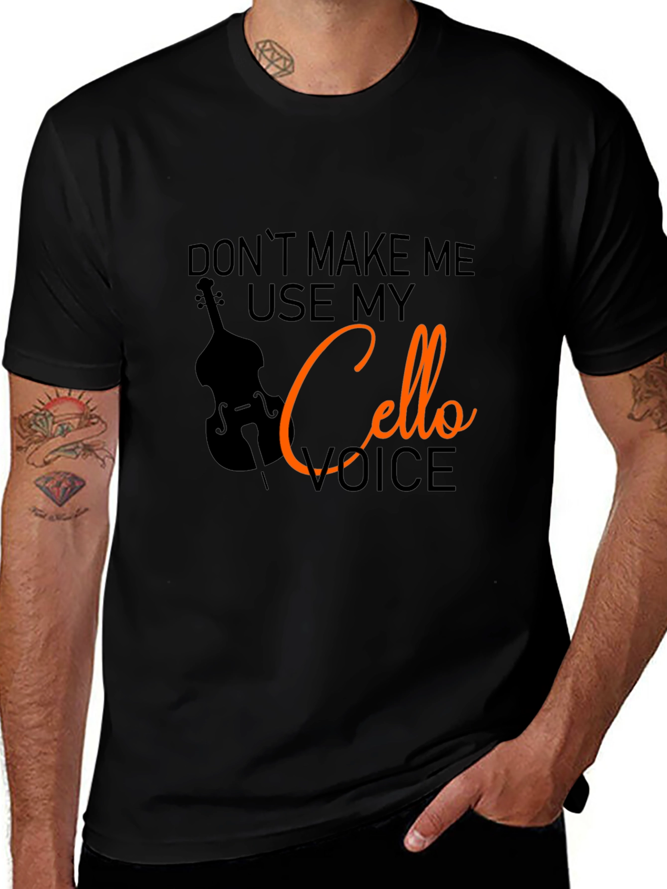 Cello Voice T-Shirt - Funny Musician Tee