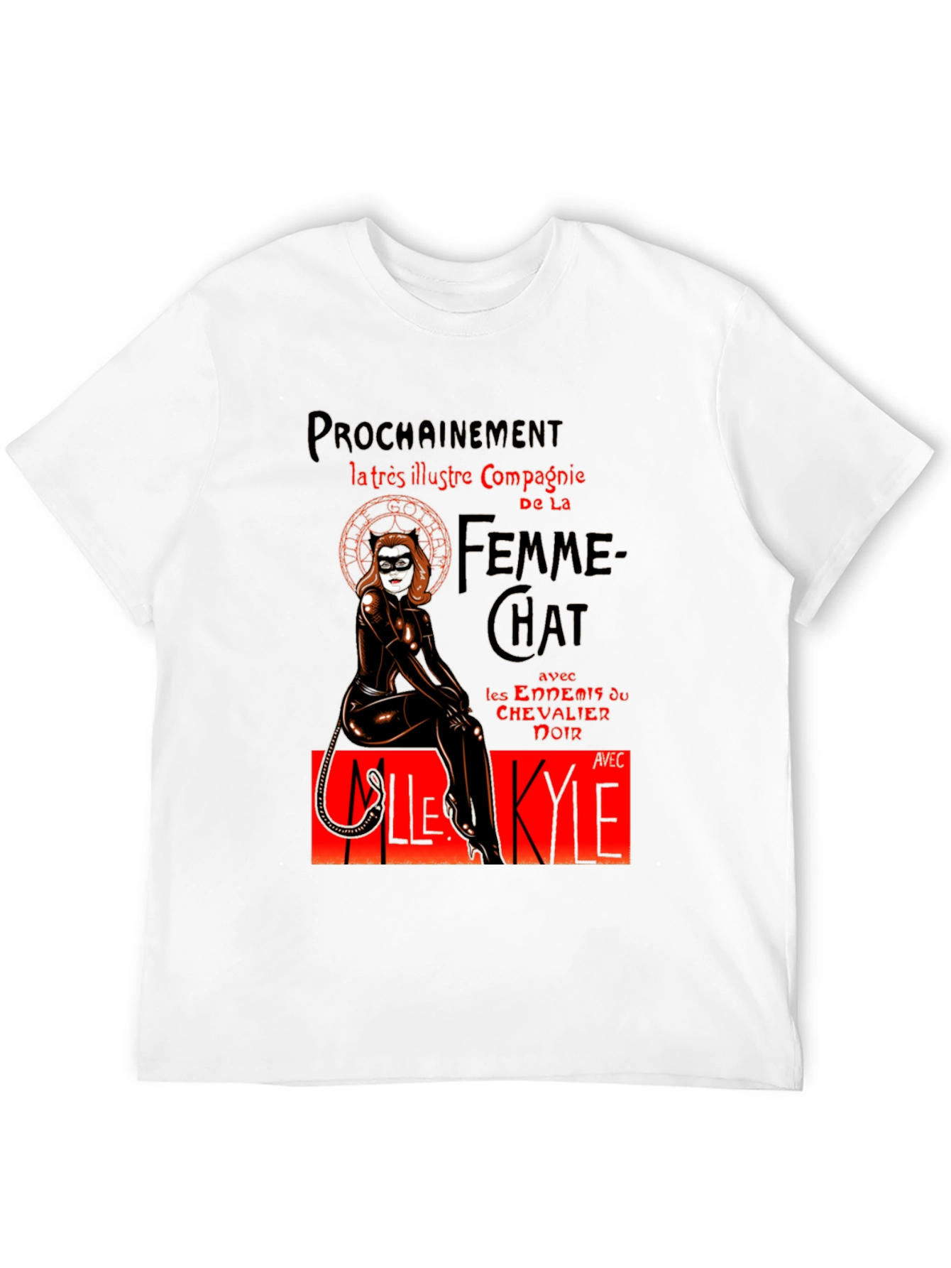 Catwoman Femme-Chat T-Shirt - Unique Design