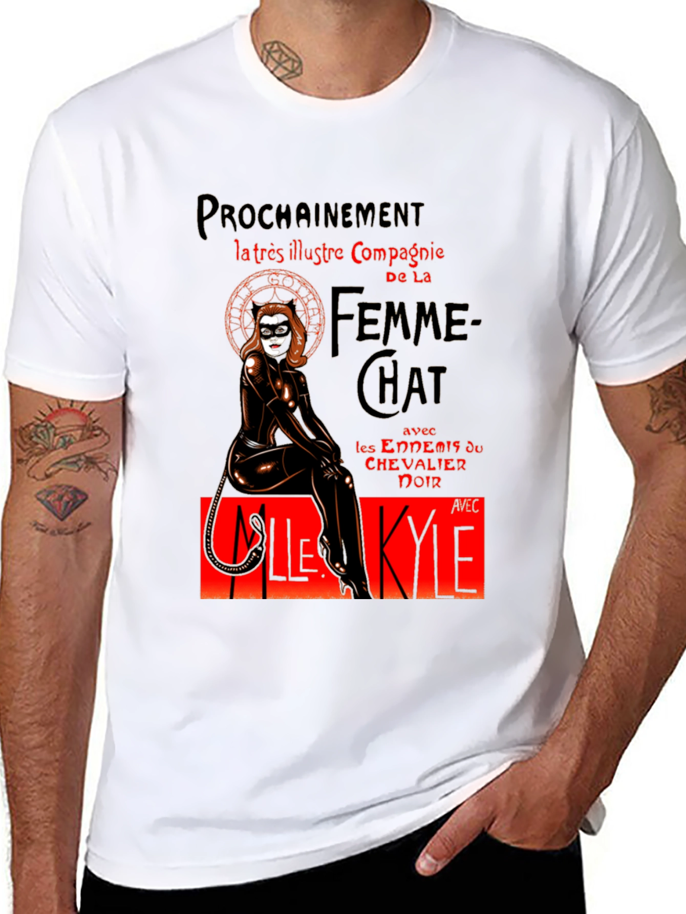 Catwoman Femme-Chat T-Shirt - Unique Design
