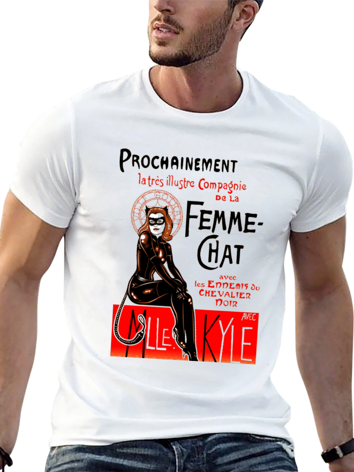 Catwoman Femme-Chat T-Shirt - Unique Design