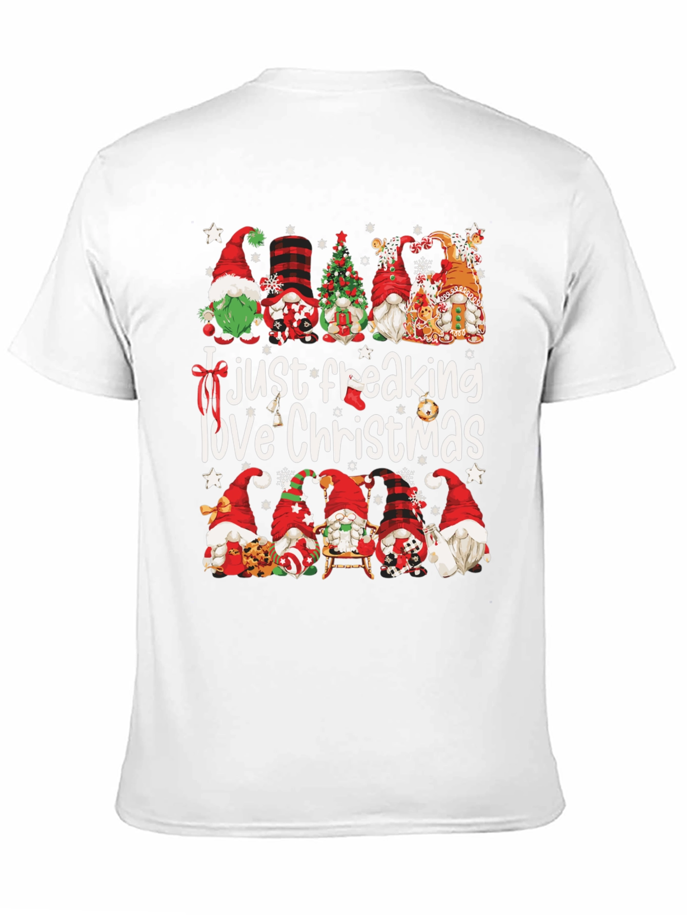 Funny Christmas Gnome Graphic Tee