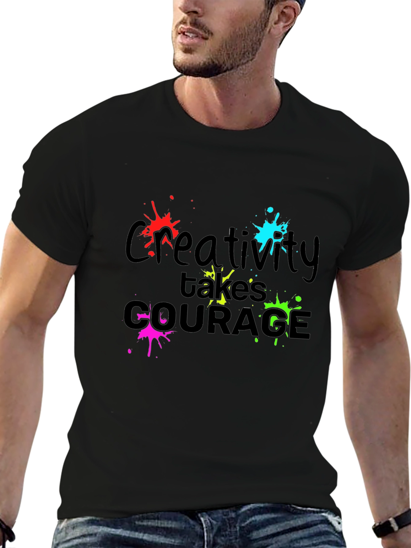 Creative Courage T-Shirt - Bold Design