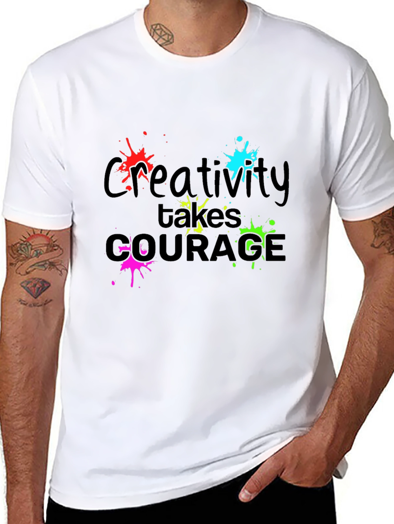 Creative Courage T-Shirt - Bold Design