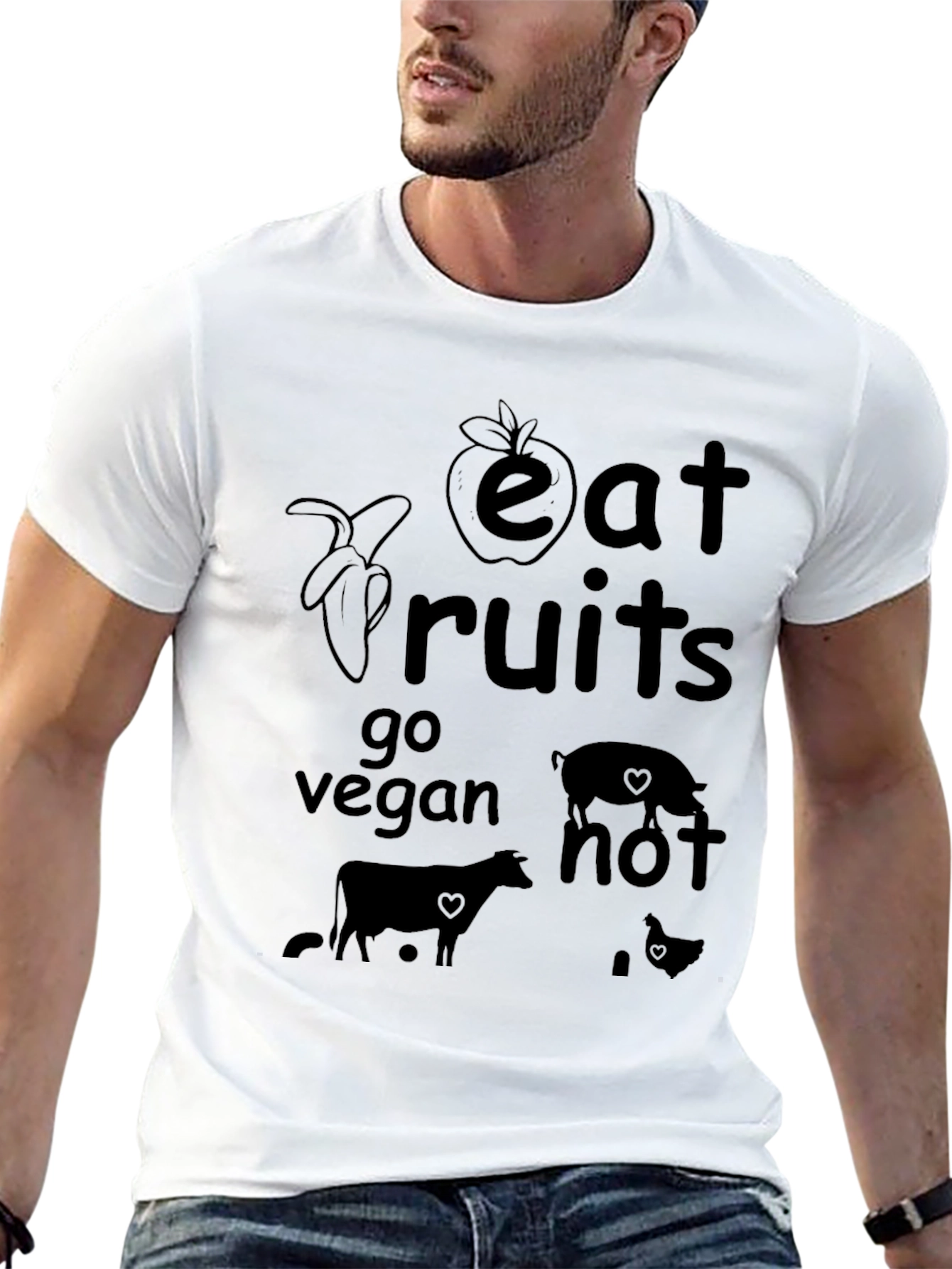 Eat Fruits Go Vegan T-Shirt
