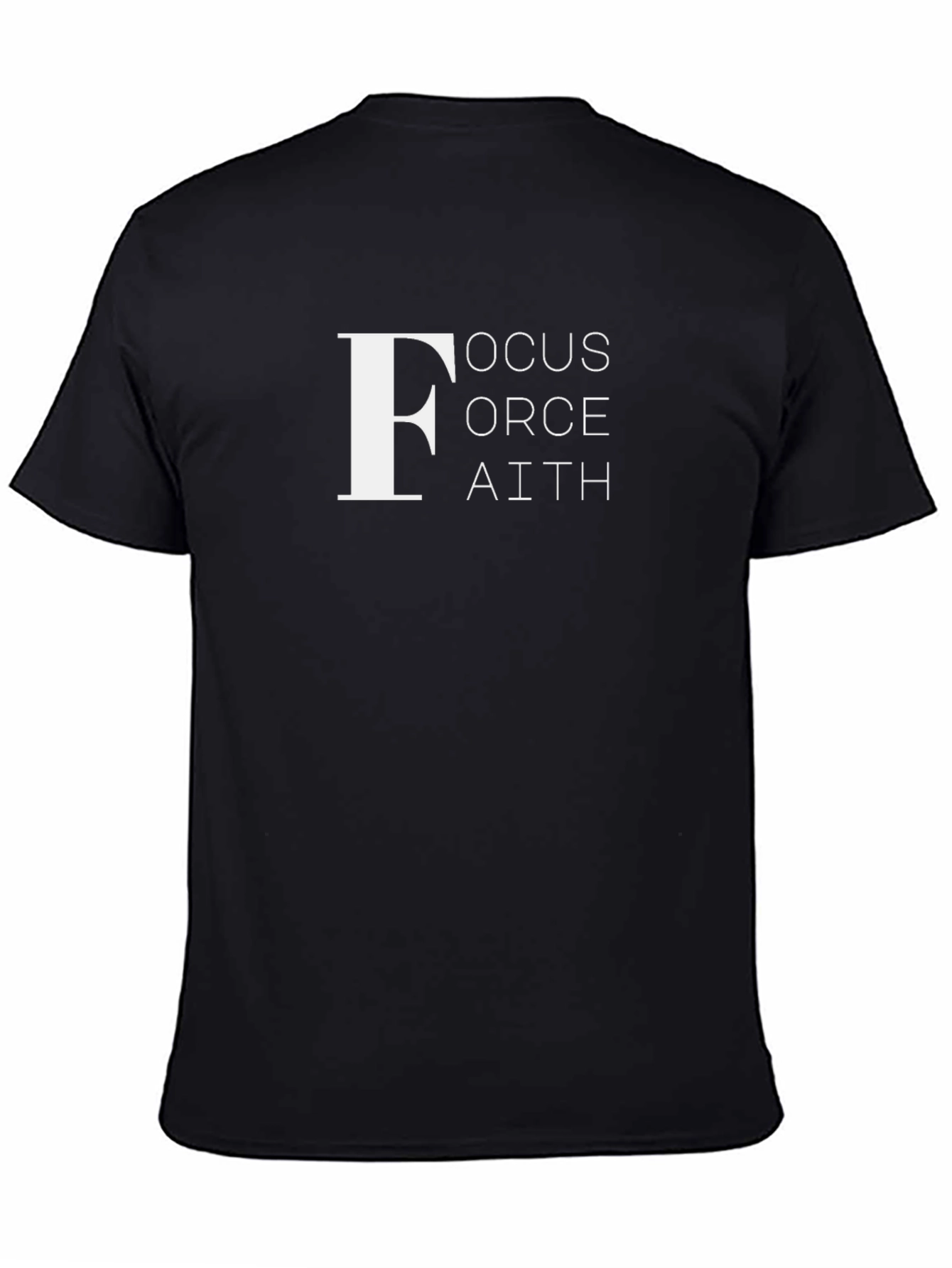 Focus Force Faith Black T-Shirt