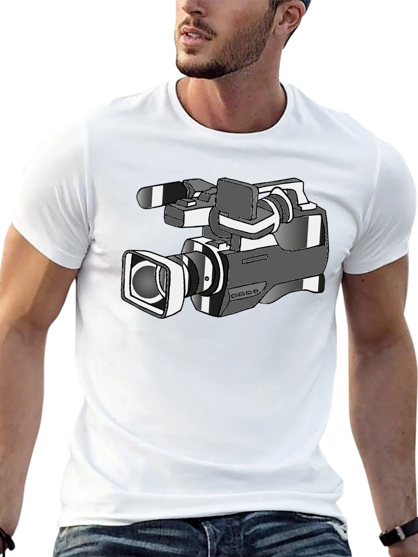 Camera Graphic Tee - Filmmaker Style