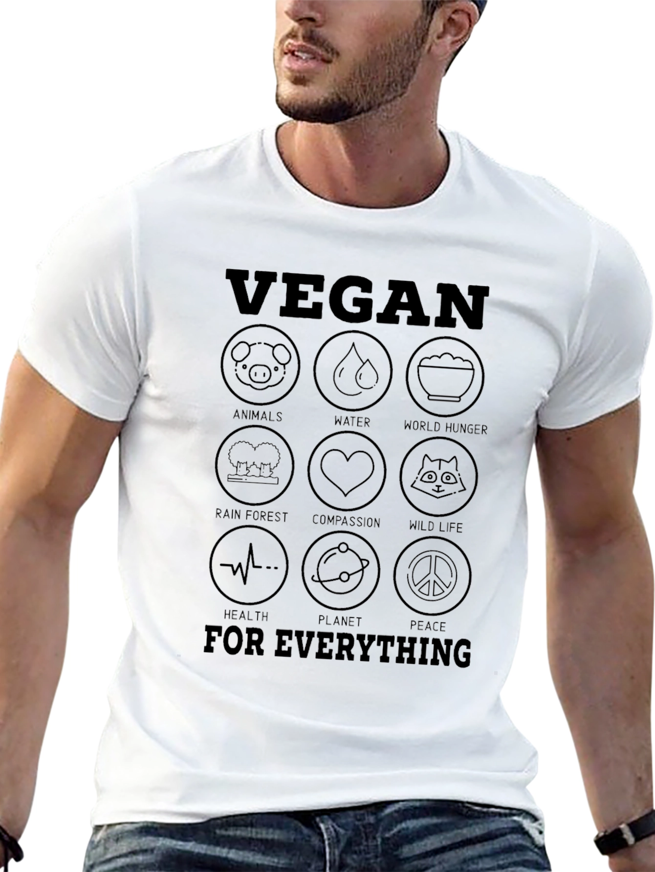 Vegan for Everything Graphic T-Shirt