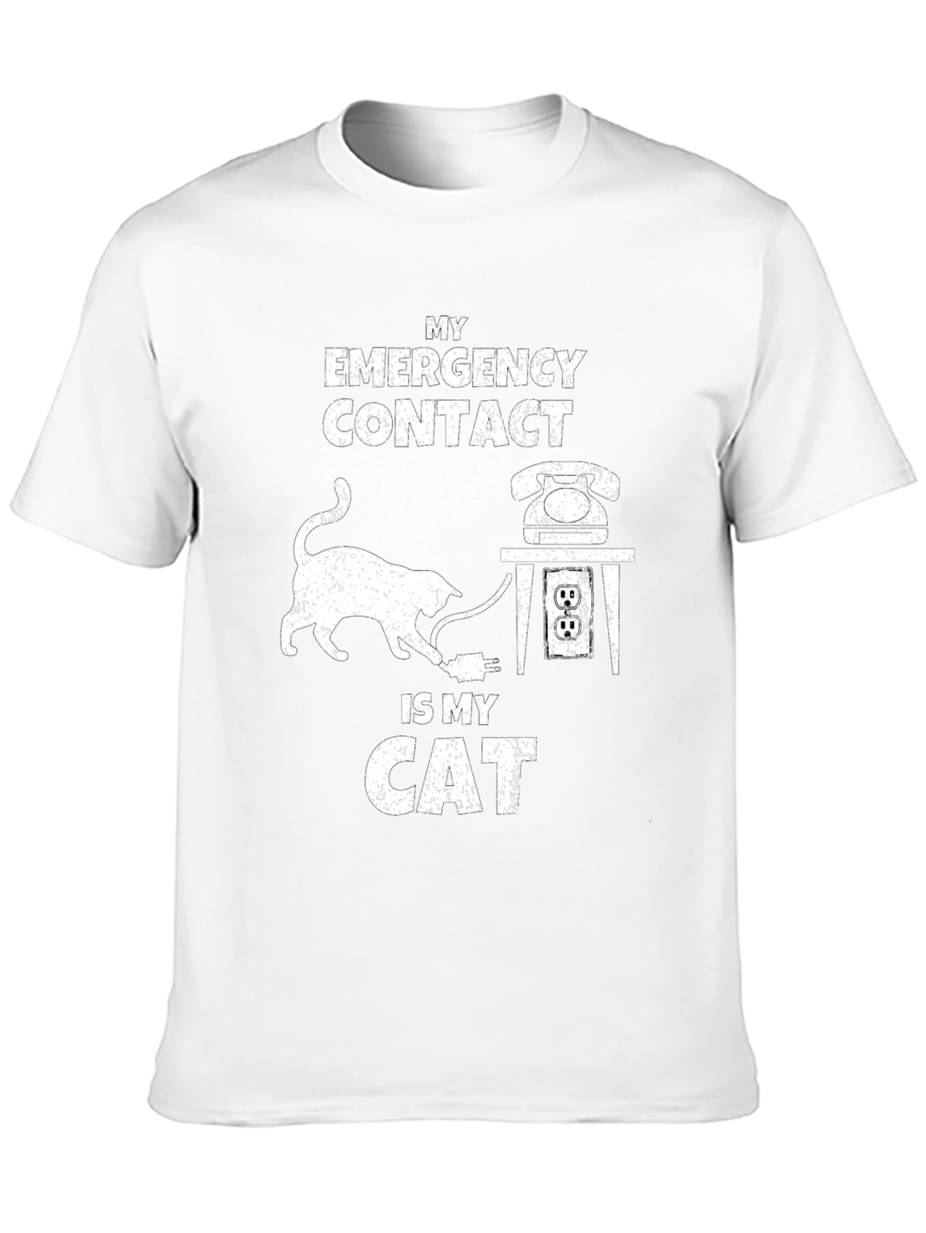 My Emergency Contact is My Cat T-Shirt