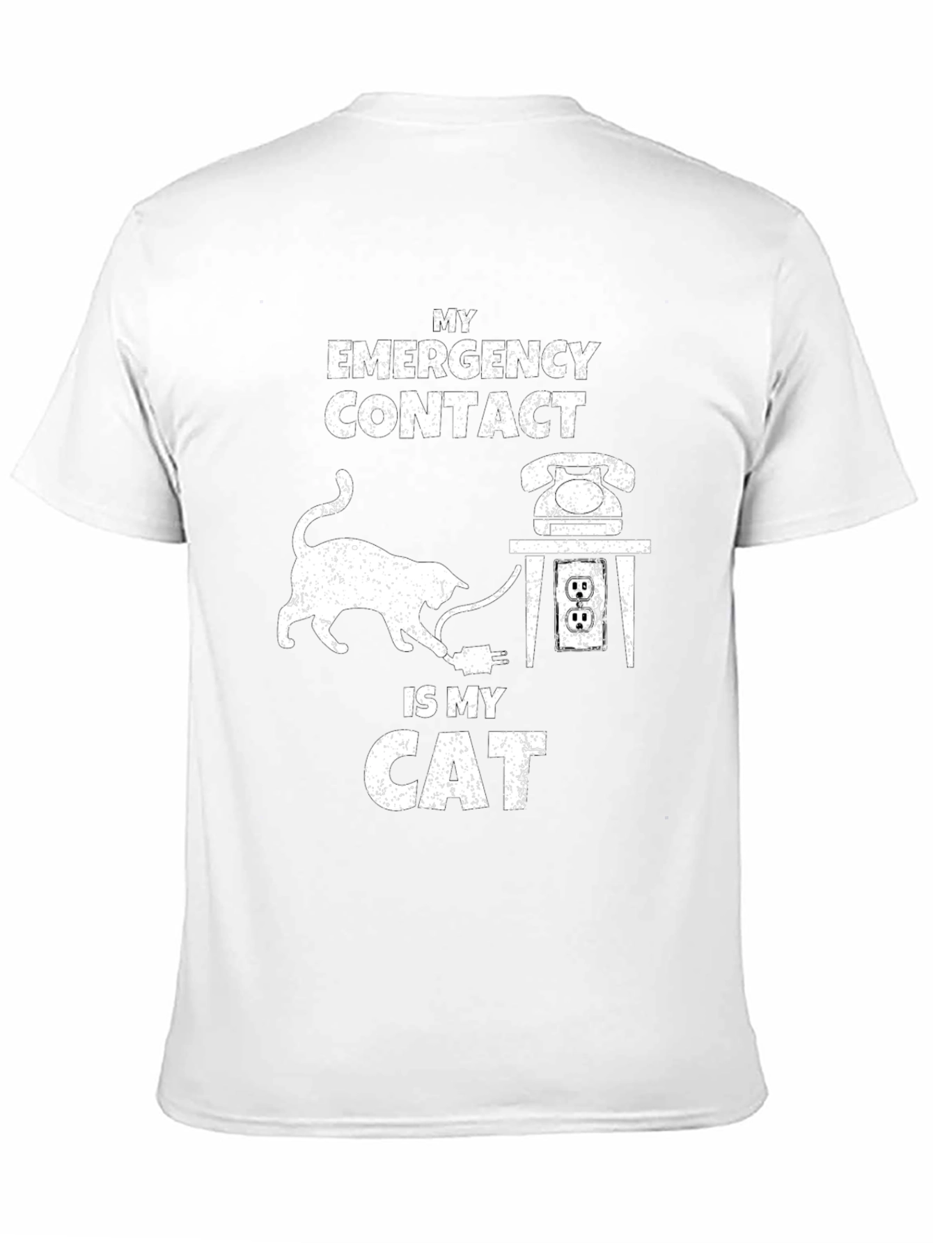 My Emergency Contact is My Cat T-Shirt