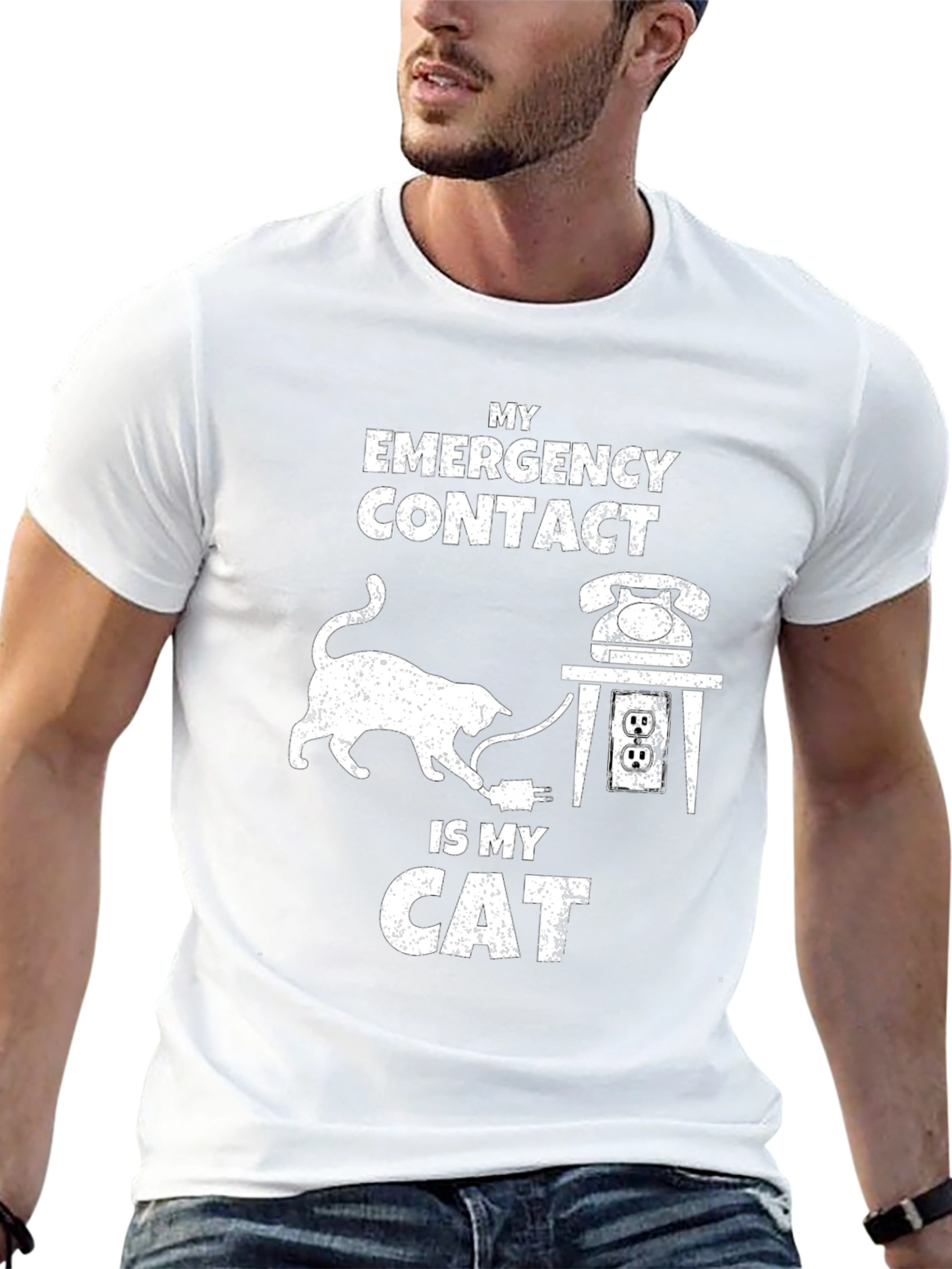 My Emergency Contact is My Cat T-Shirt
