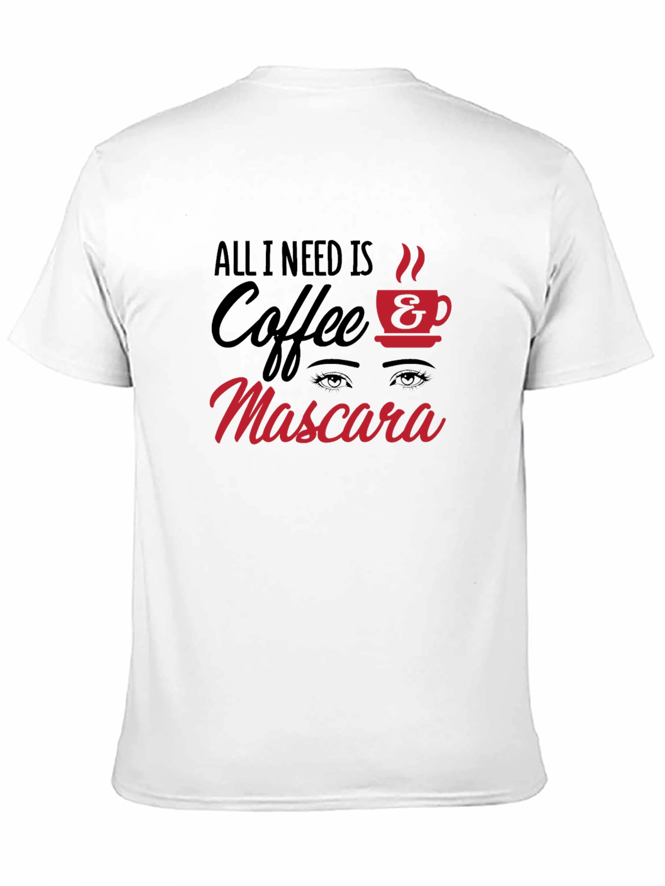 Coffee and Mascara Graphic T-Shirt