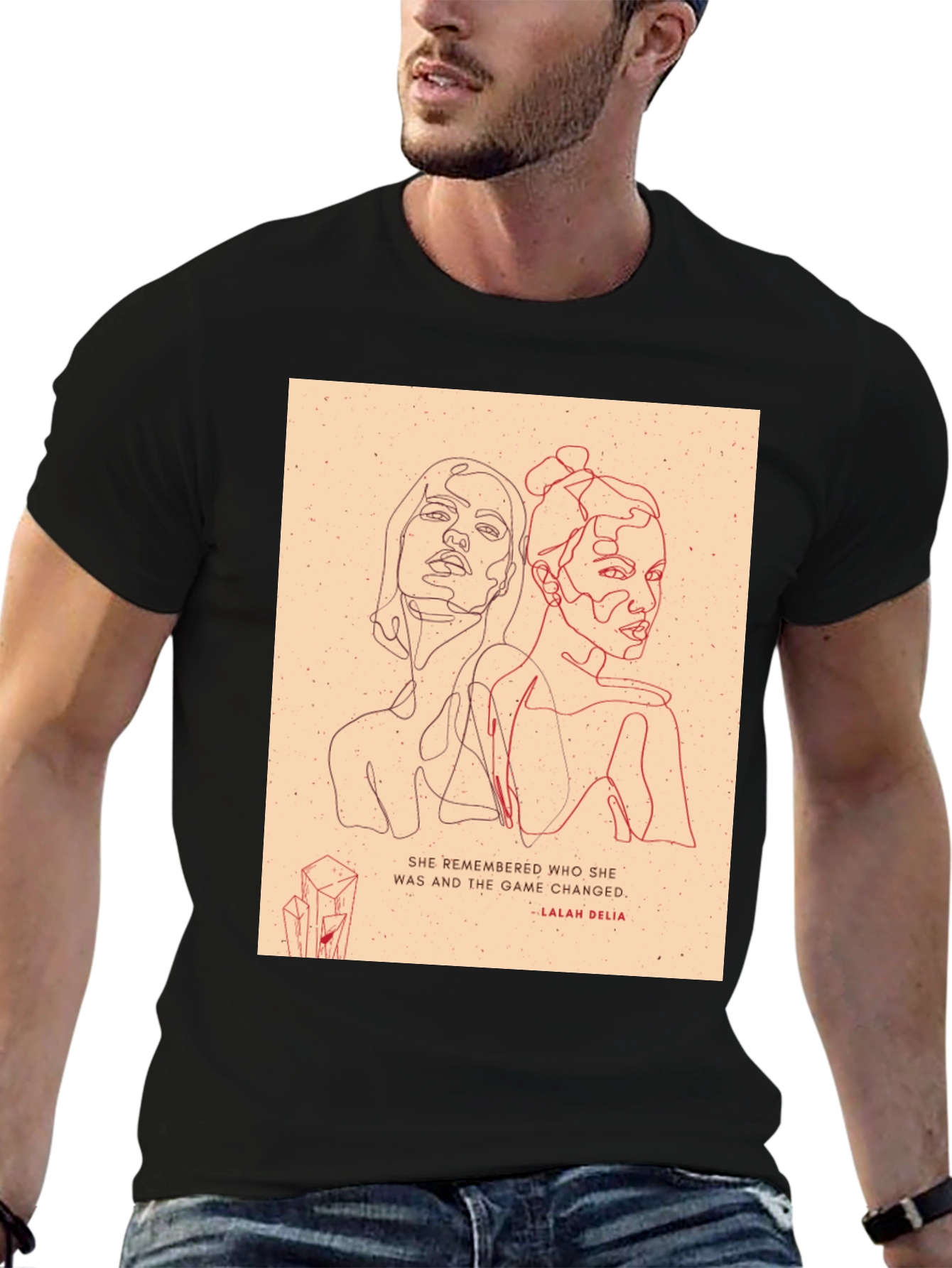 Empowered Women Graphic Tee - Unisex Black T-Shirt