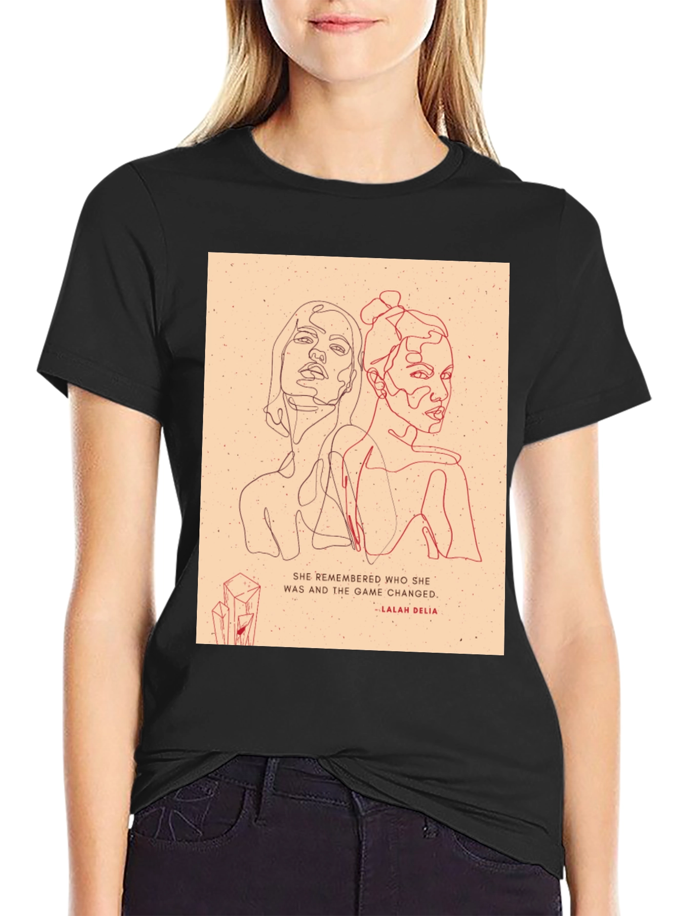 Empowered Women Graphic Tee - Unisex Black T-Shirt
