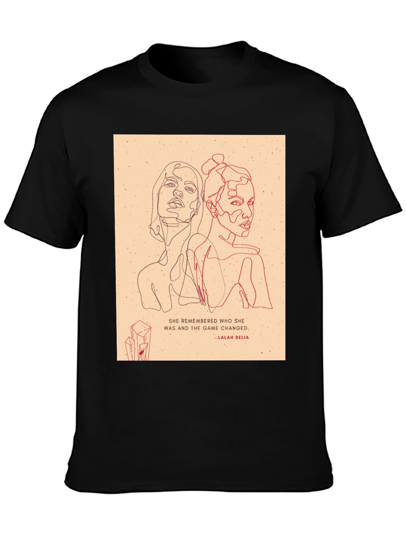 Empowered Women Graphic Tee - Unisex Black T-Shirt