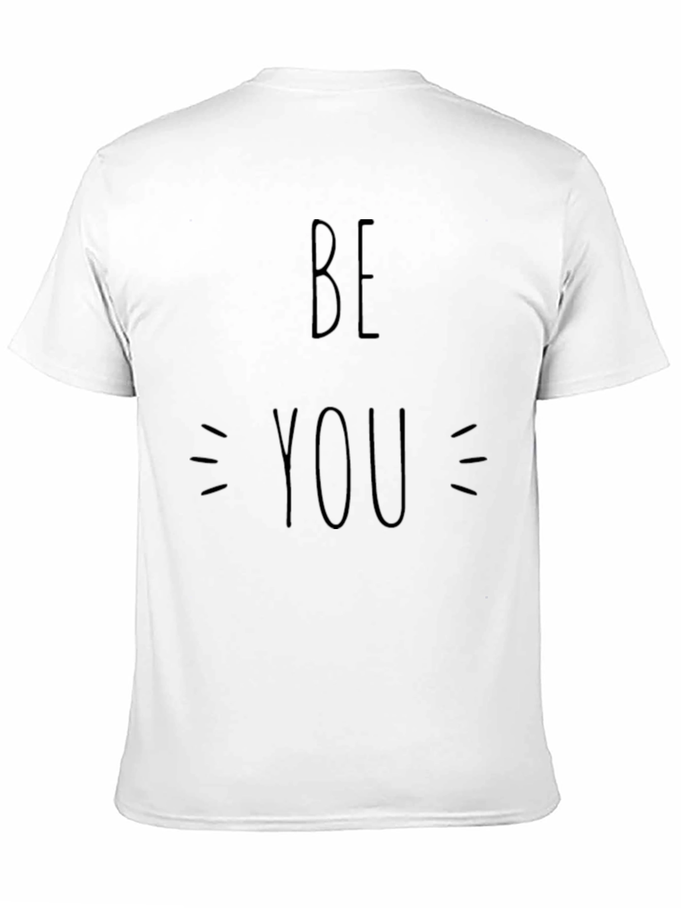 Be You Black T-Shirt - Motivational Graphic Tee