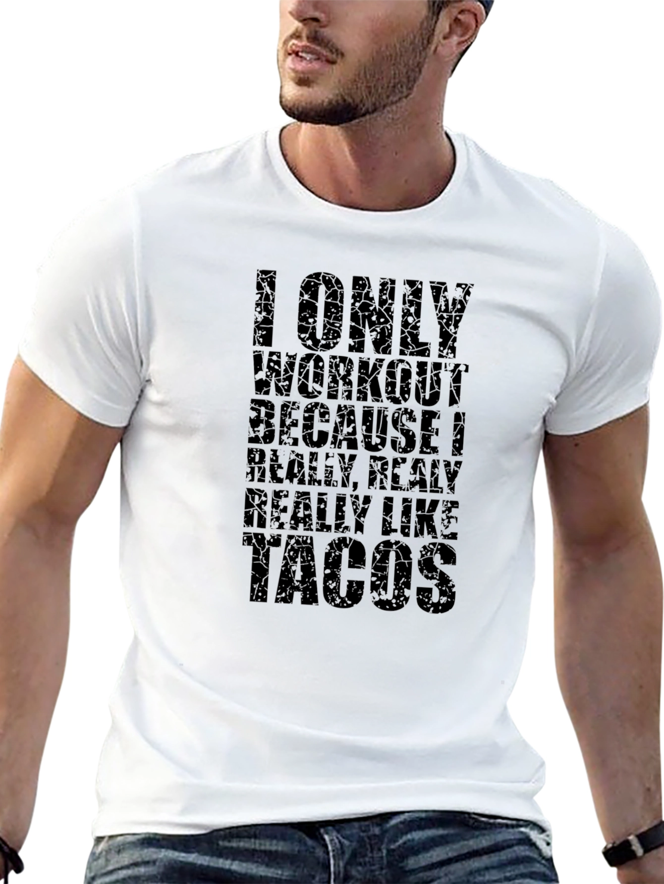 Taco Lover Workout T-Shirt - Funny Gym Tee