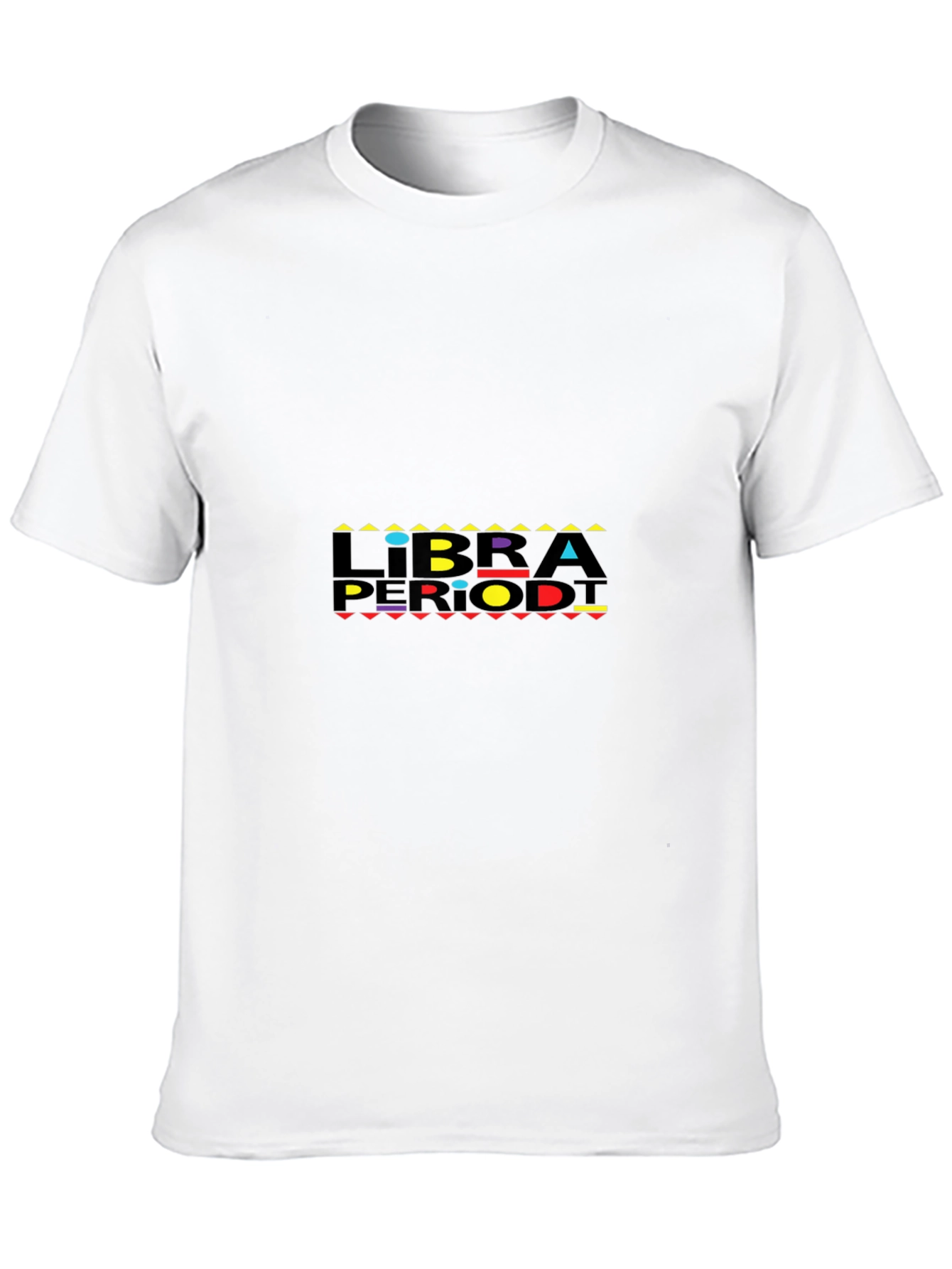 Libra Period! Mens Black Graphic T-Shirt