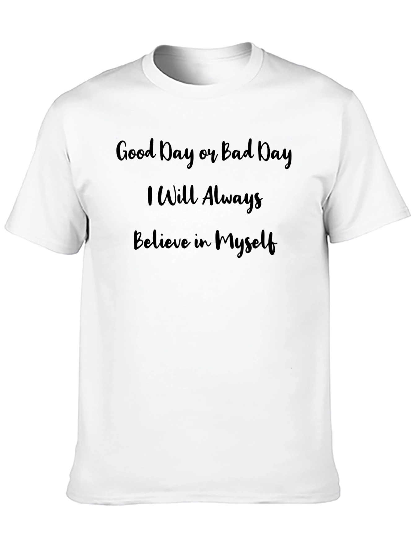 Believe in Myself Black T-Shirt