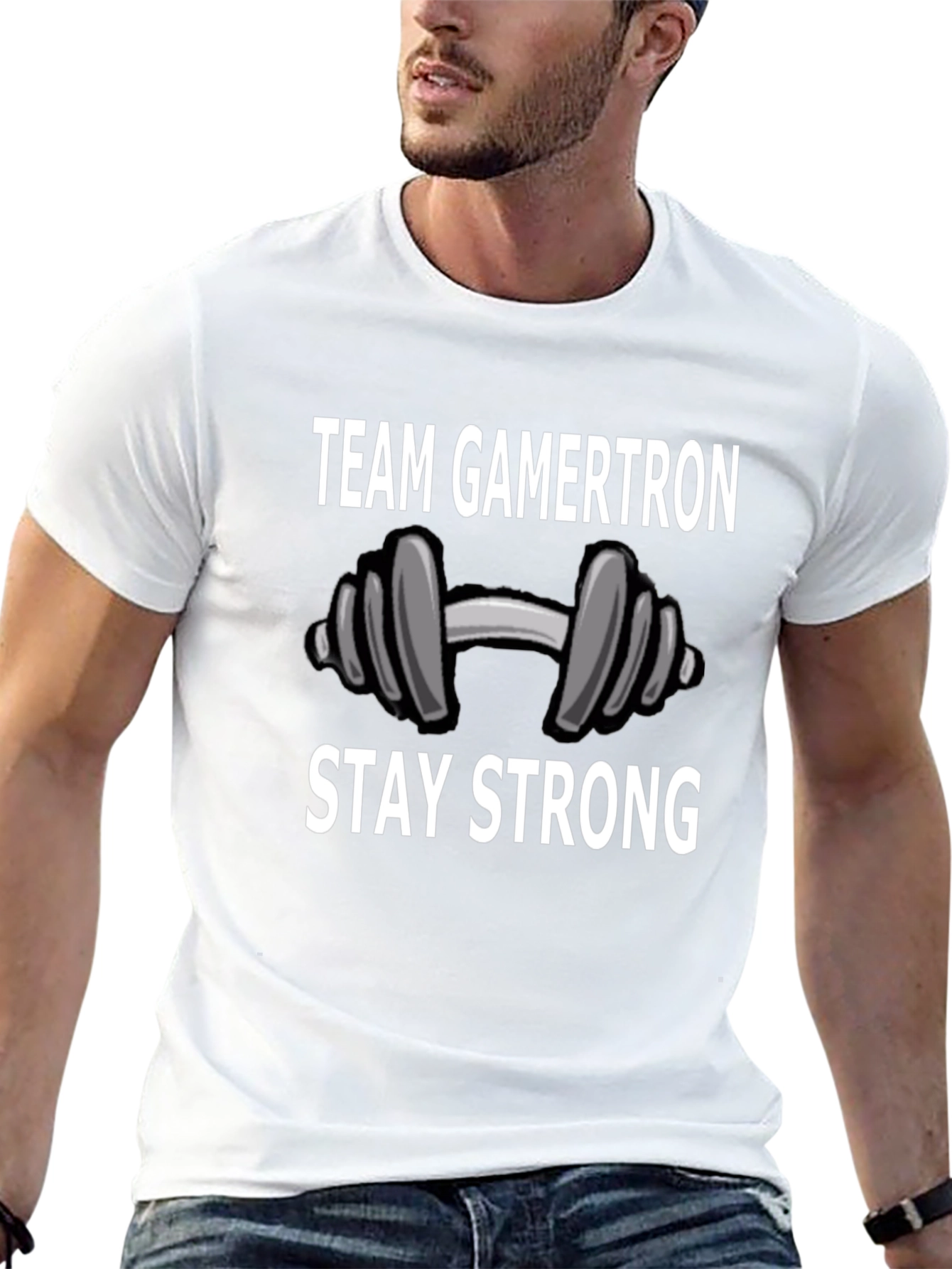 Team Gamertron Stay Strong Black T-Shirt