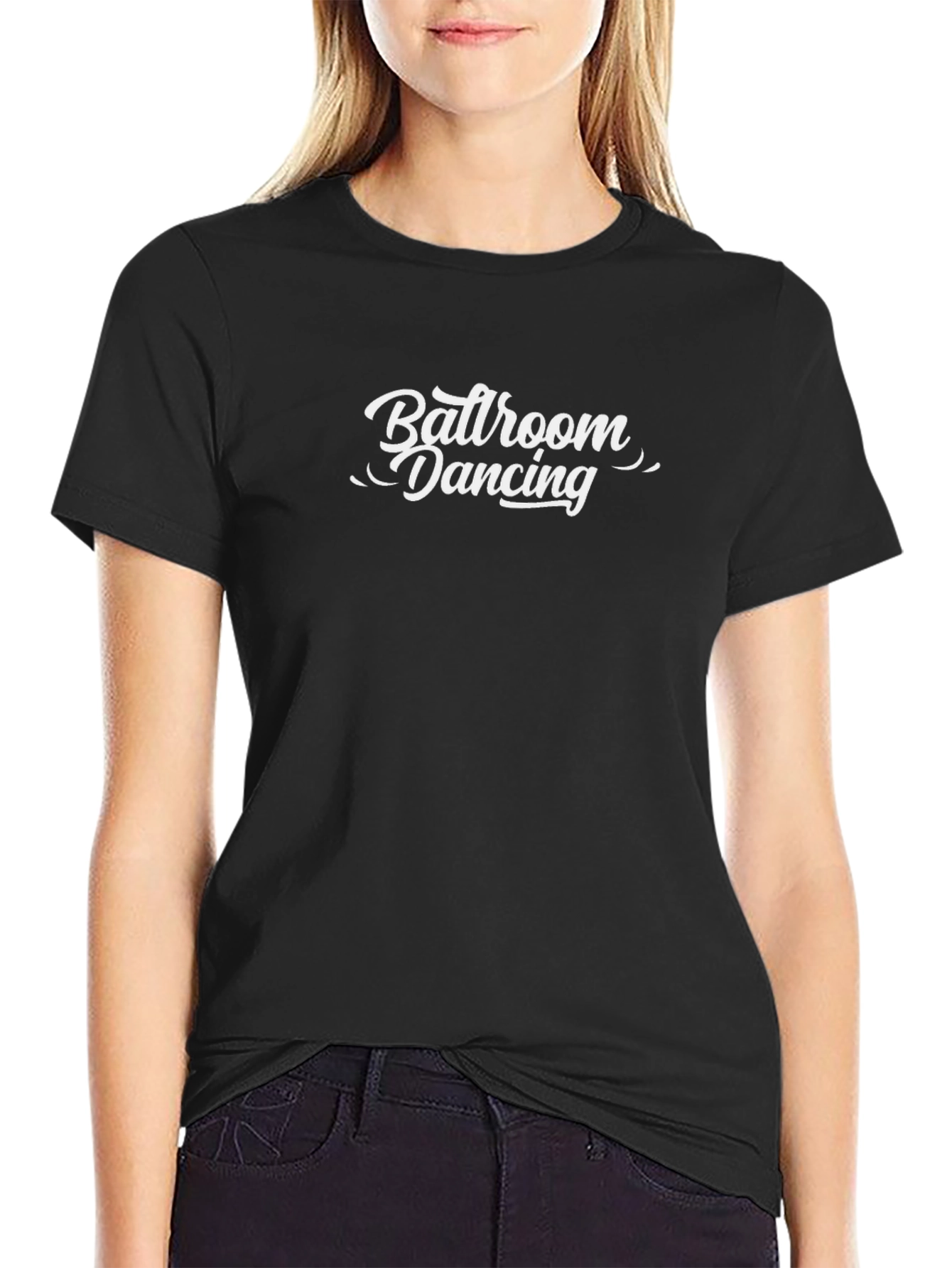 Ballroom Dancing Graphic Tee - Classic Black