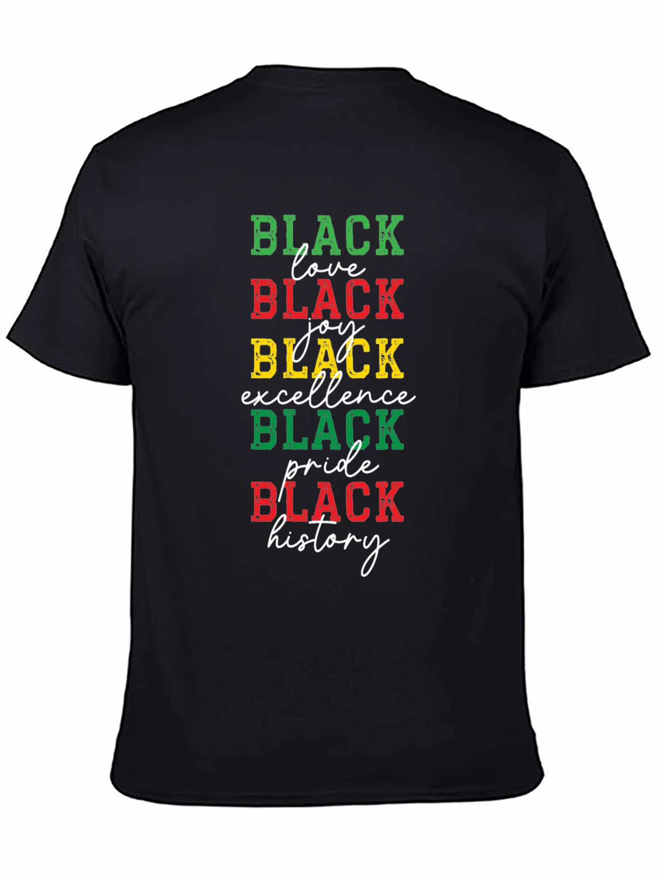 Black Pride History T-Shirt - Love Joy Excellence