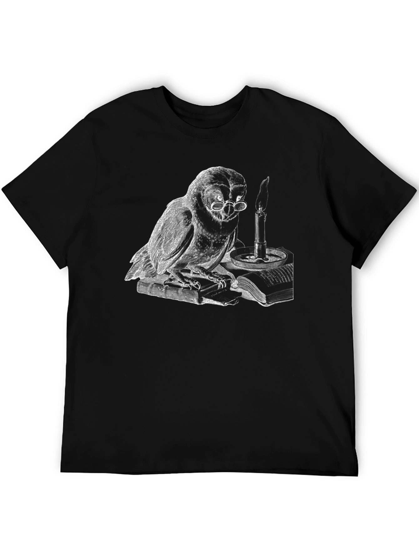 Whimsical Owl Reader T-Shirt