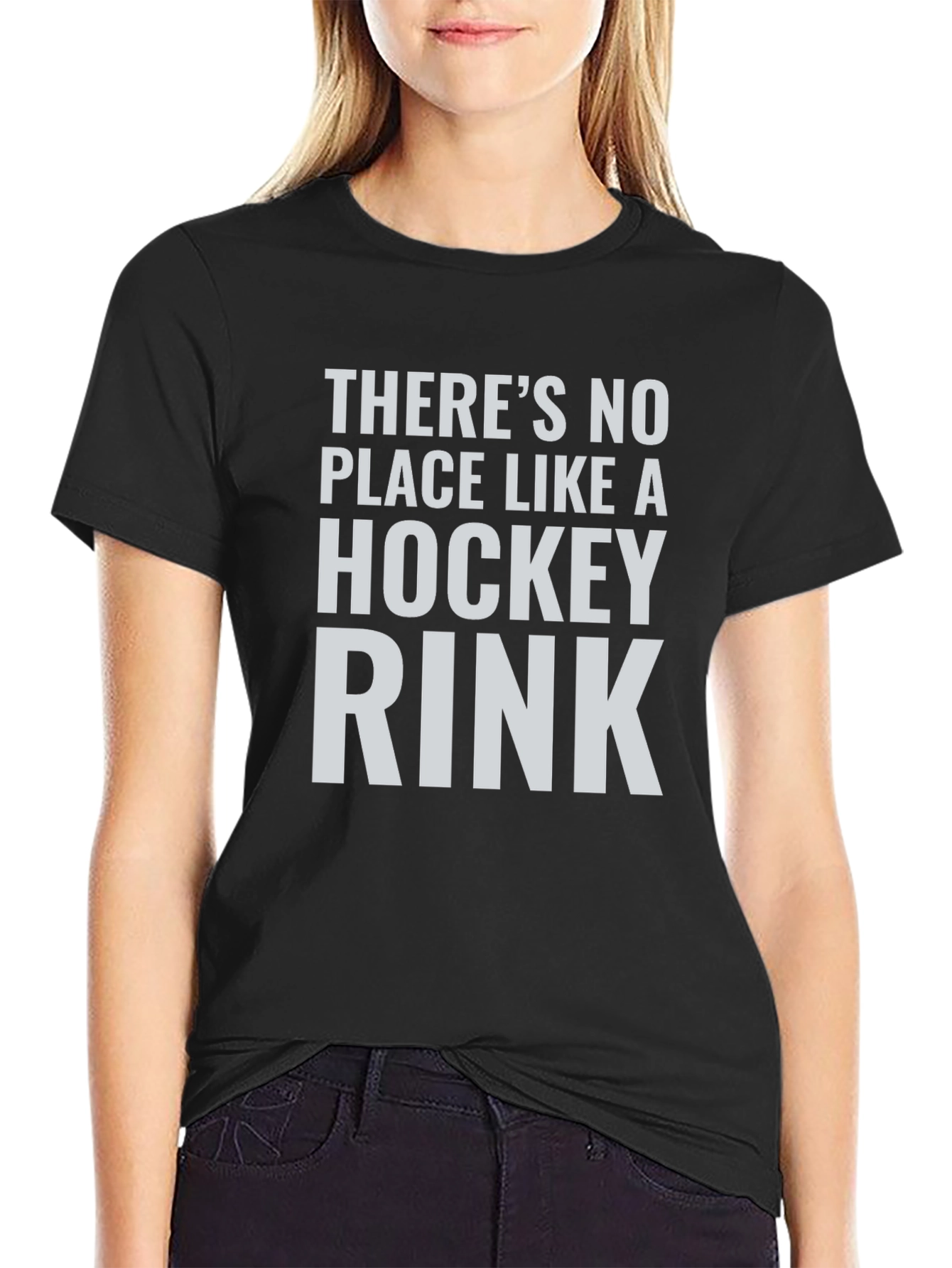Hockey Rink T-Shirt: Theres No Place Like It!