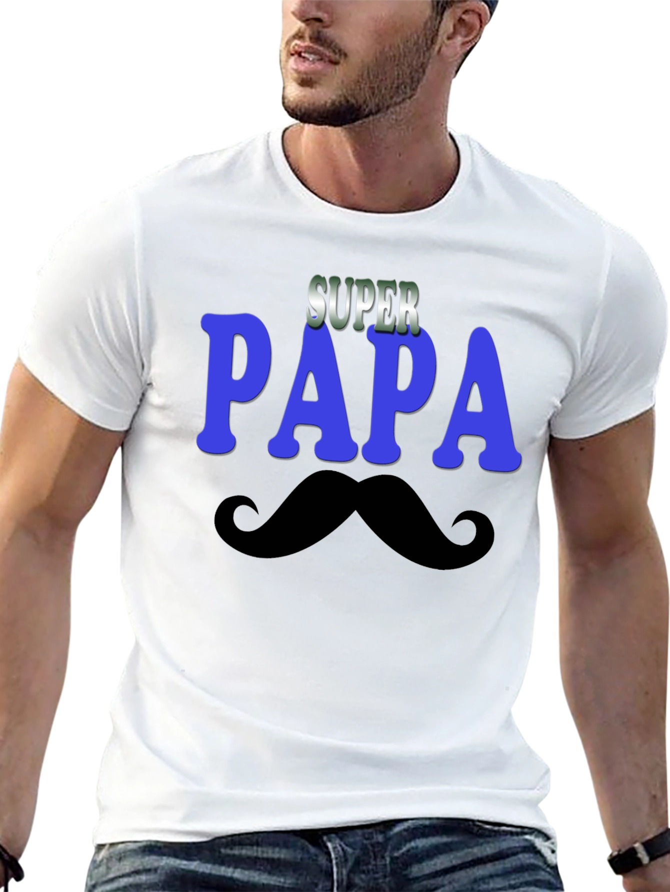 Super Papa T-Shirt - Fathers Day Gift Idea