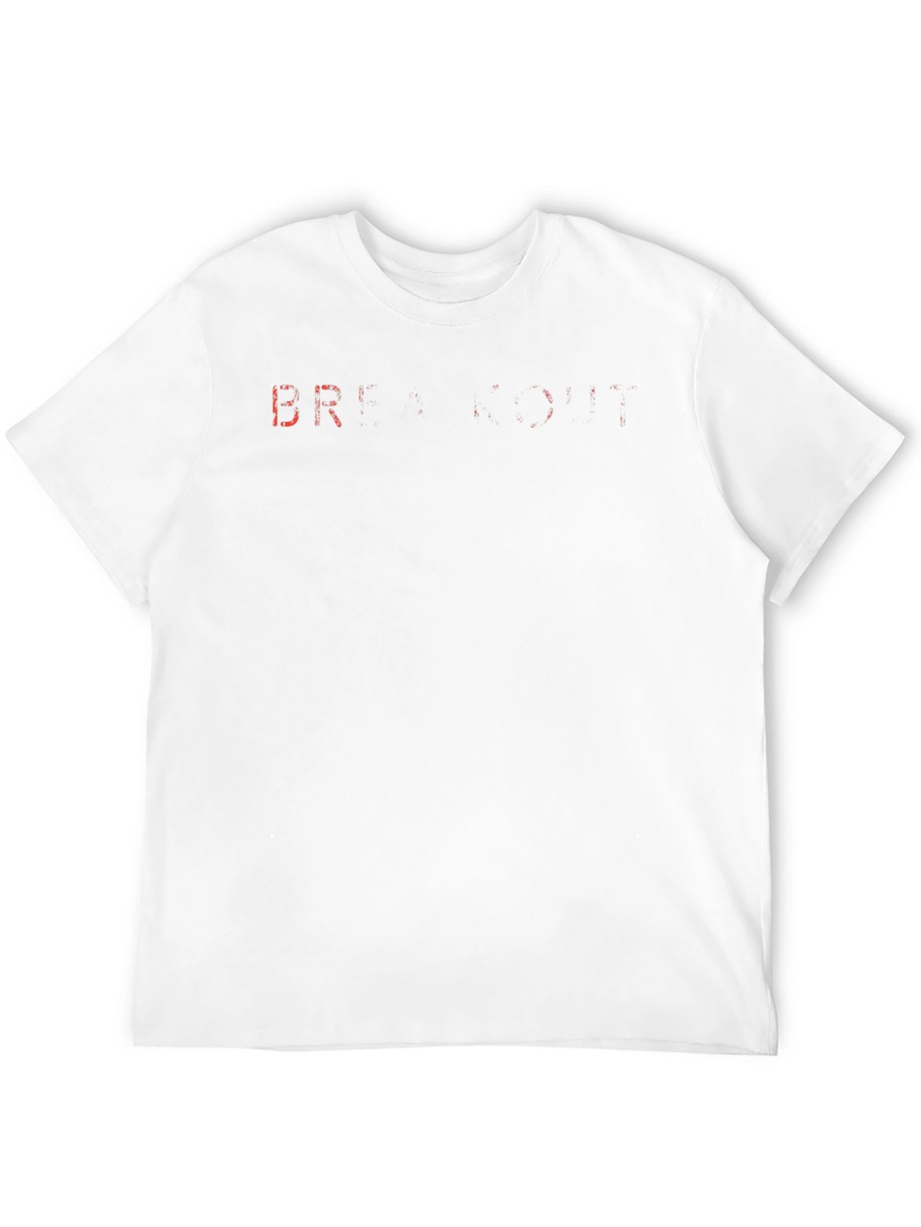 Edgy Graphic Tee - Black T-Shirt with Red Lettering