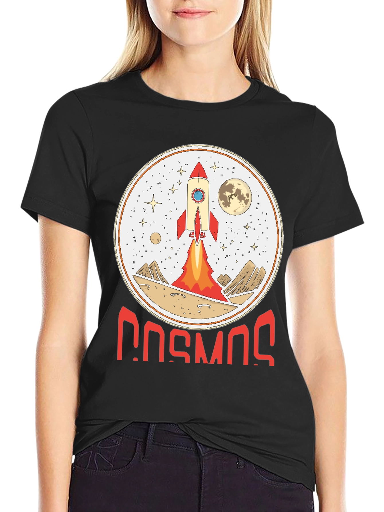 Cosmos Rocket Launch T-Shirt