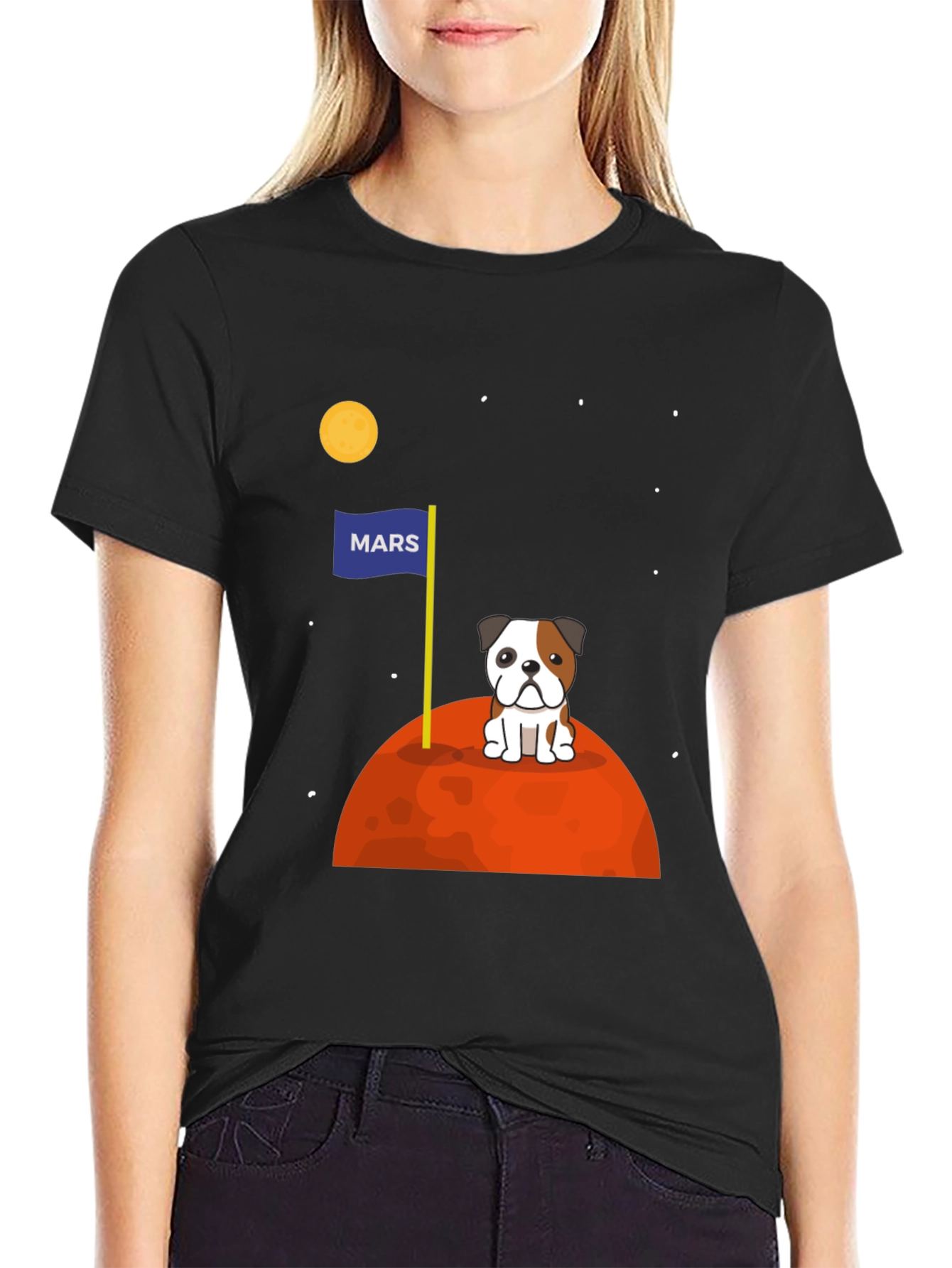 Dog on Mars Graphic T-Shirt