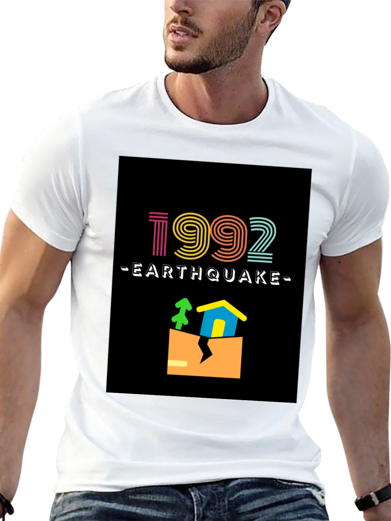 1992 Earthquake Tee - Retro Style