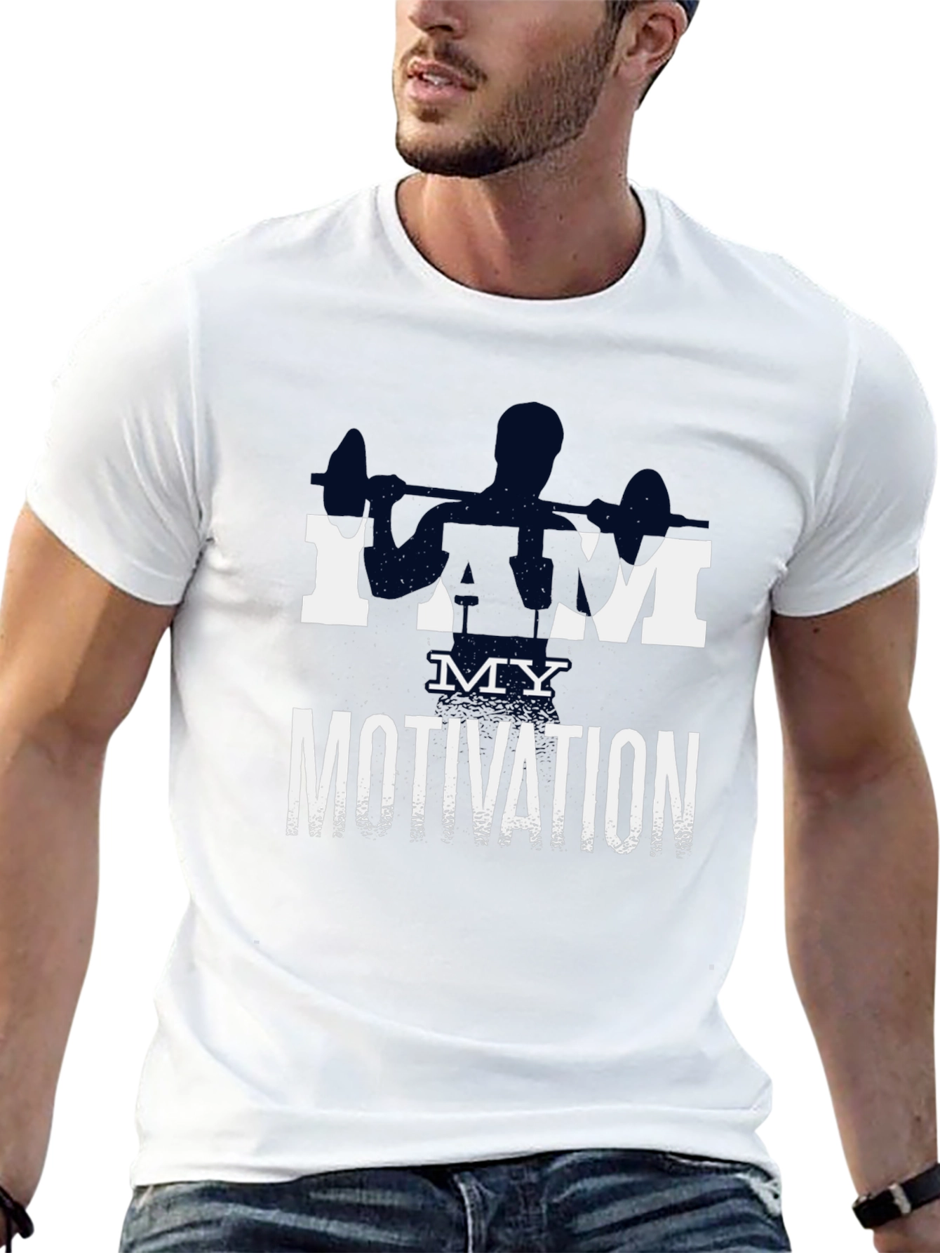 Motivational Gym T-Shirt - I AM MY MOTIVATION