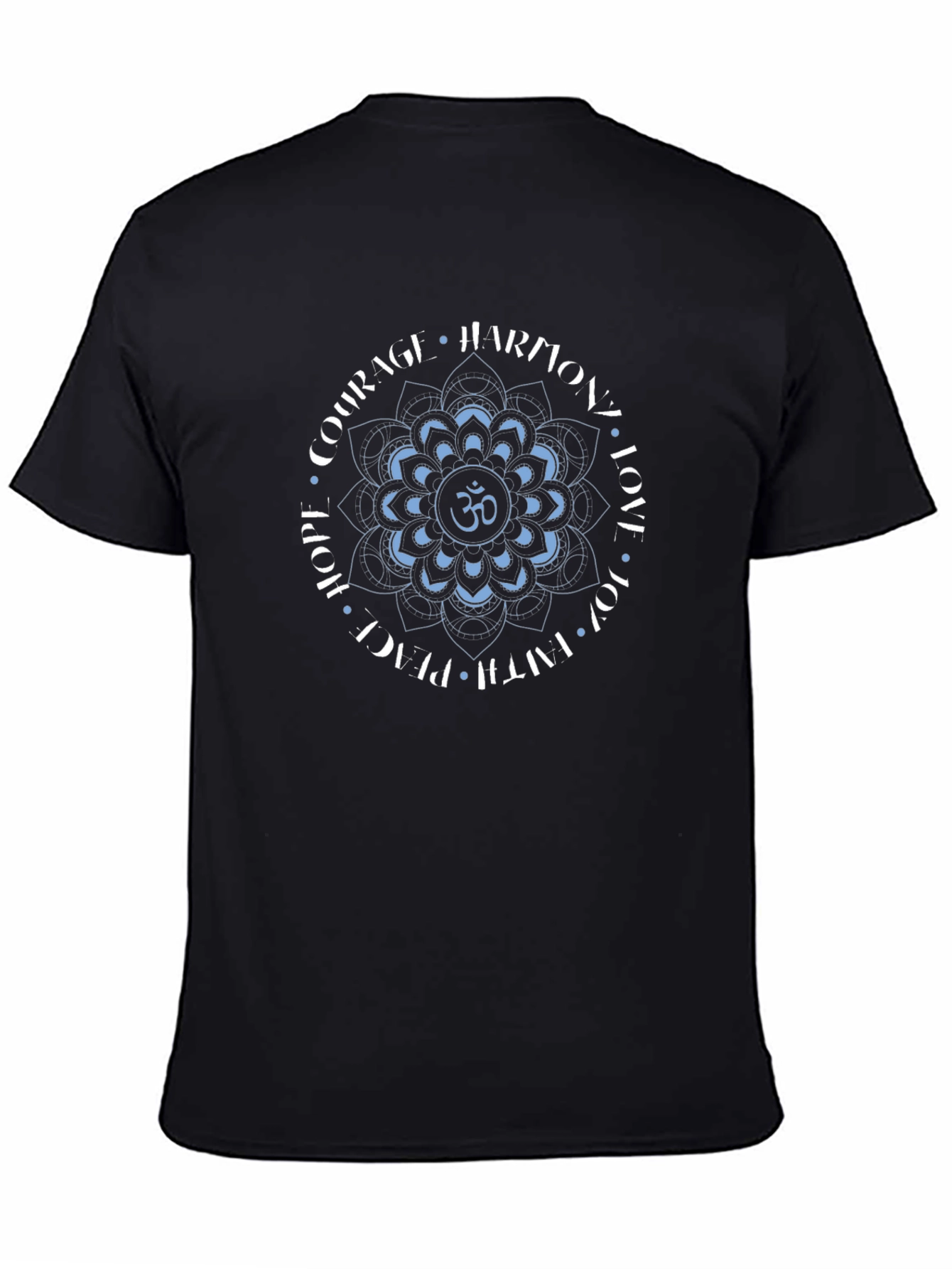 Om Mandala T-Shirt - Harmony Love Joy