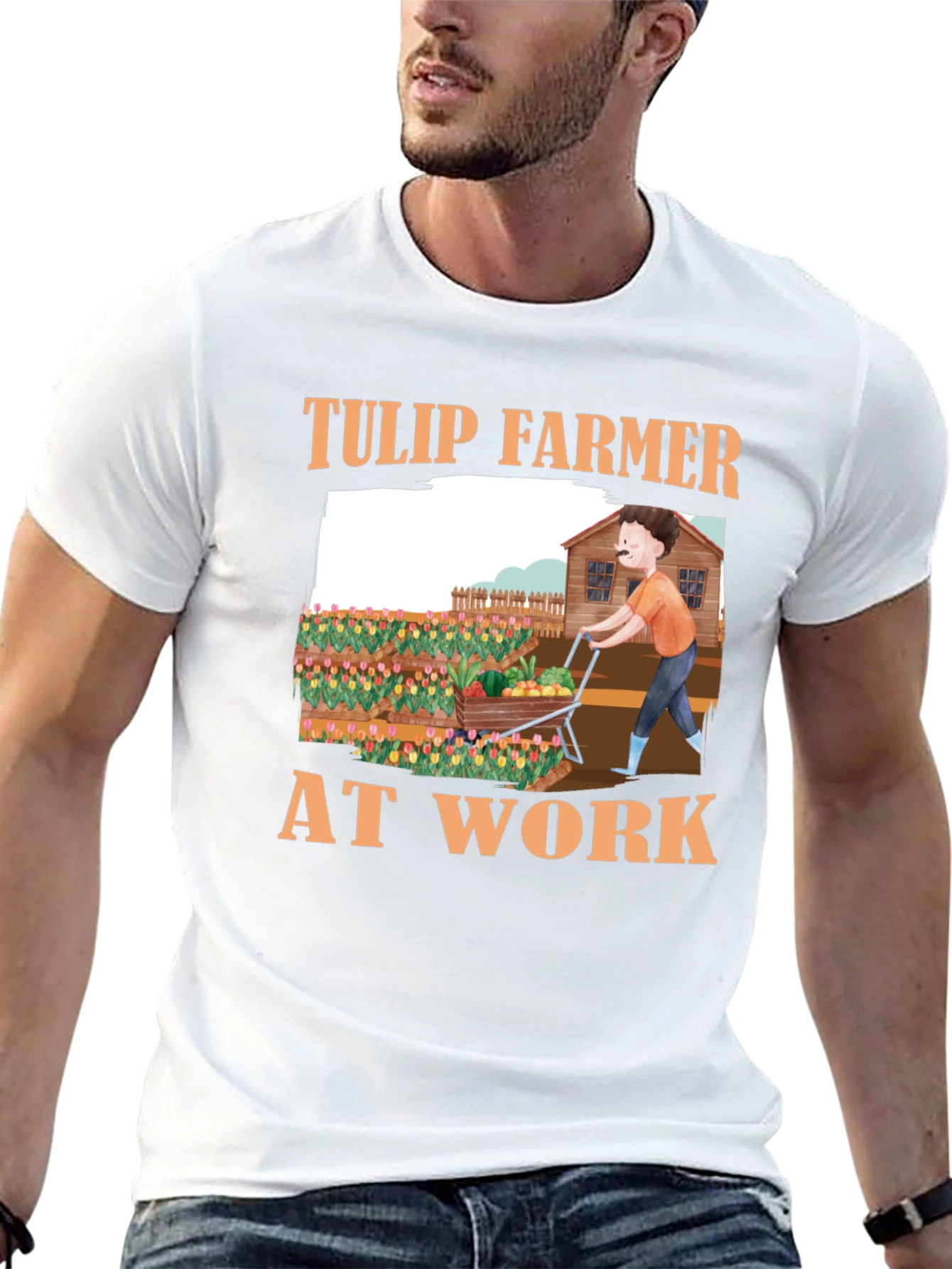Tulip Farmer at Work T-Shirt