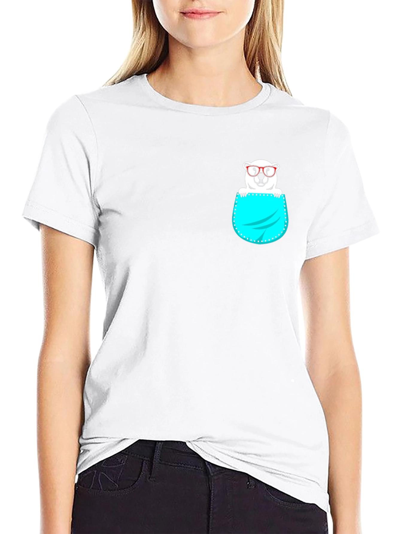 Cool Bear in Pocket T-Shirt