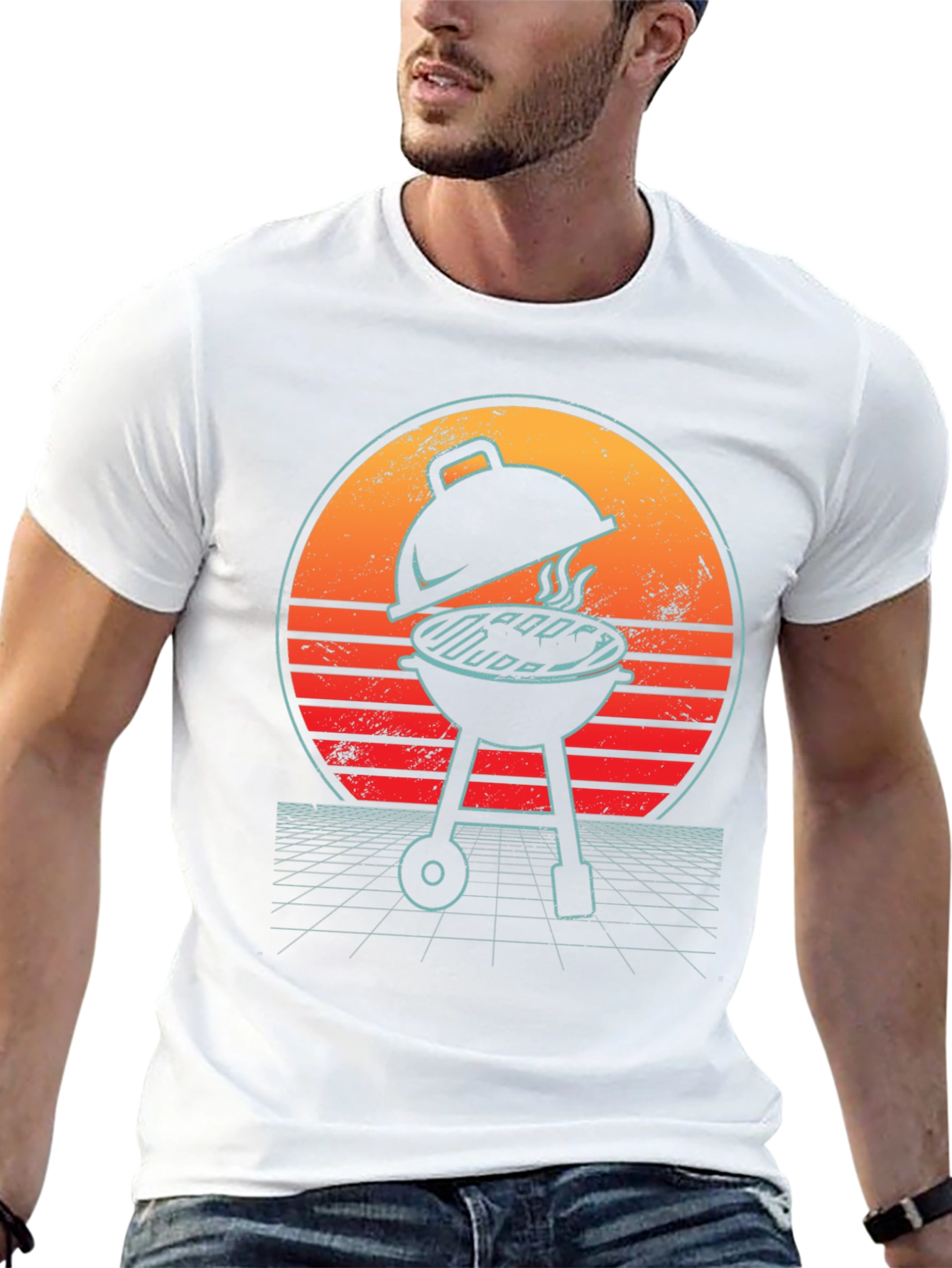 Retro BBQ Grill T-Shirt