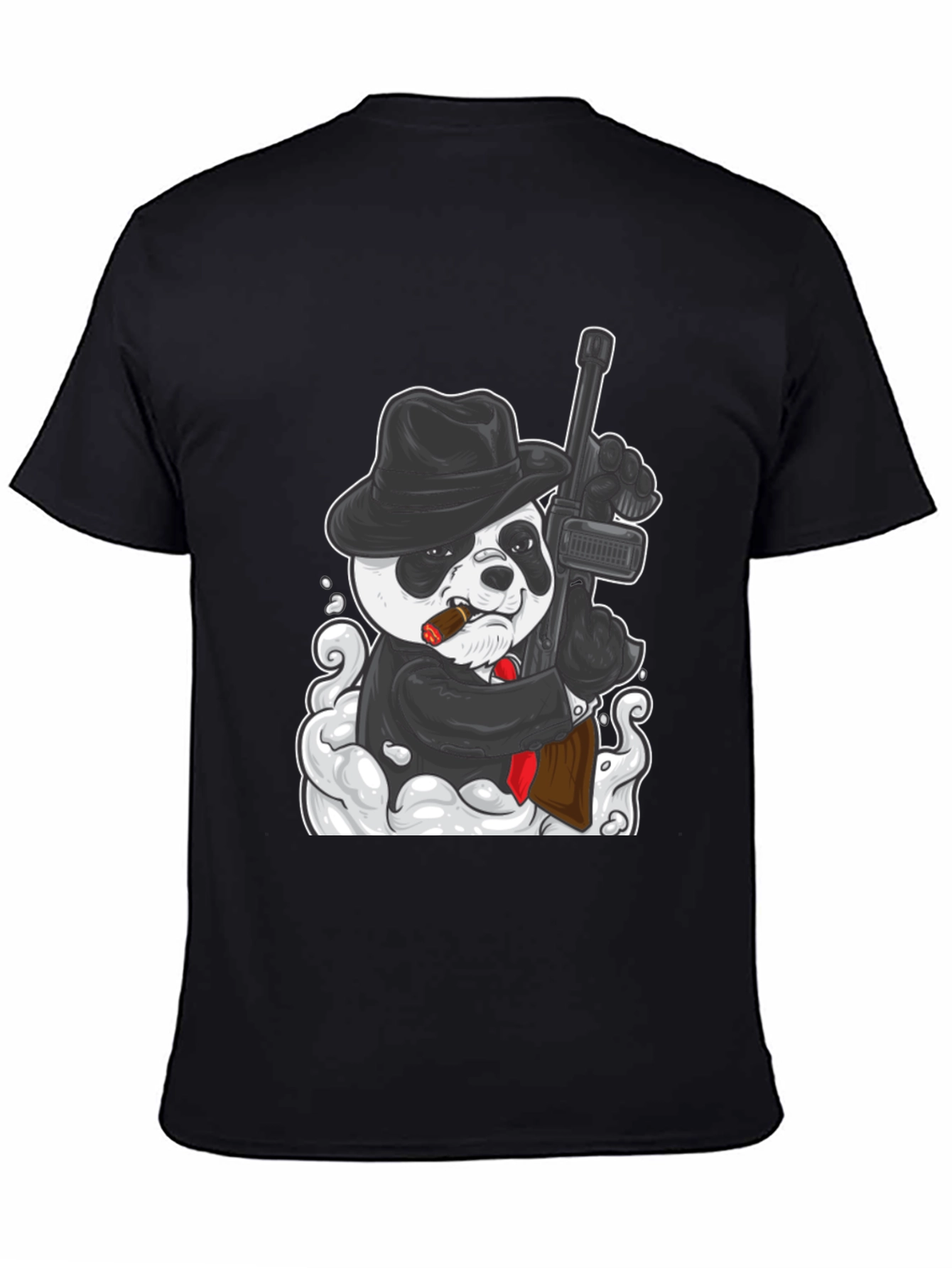 Panda Gangster Graphic Tee - Cool Animal Print T-Shirt